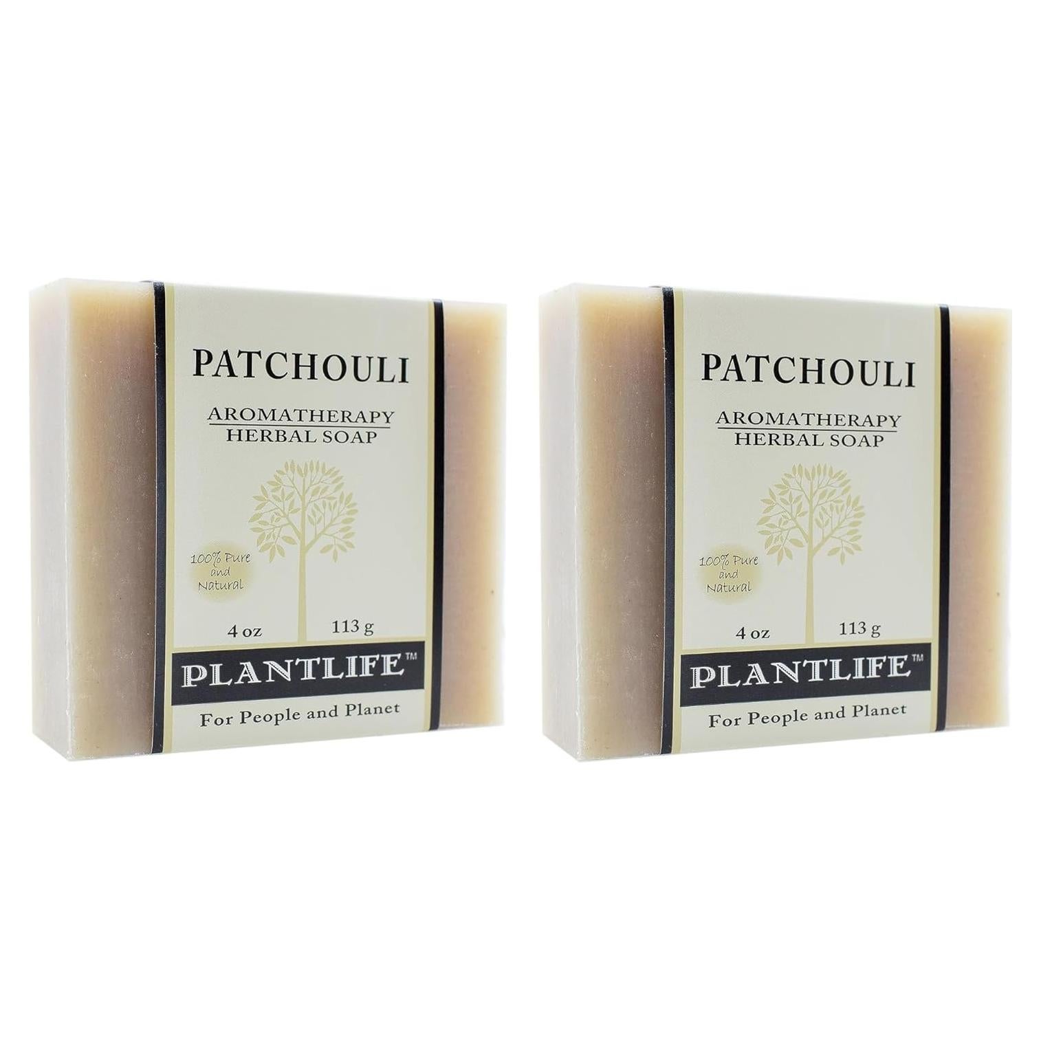 Jabón de Barra Pachulí Plantlife 113g - Hidratante y Calmante