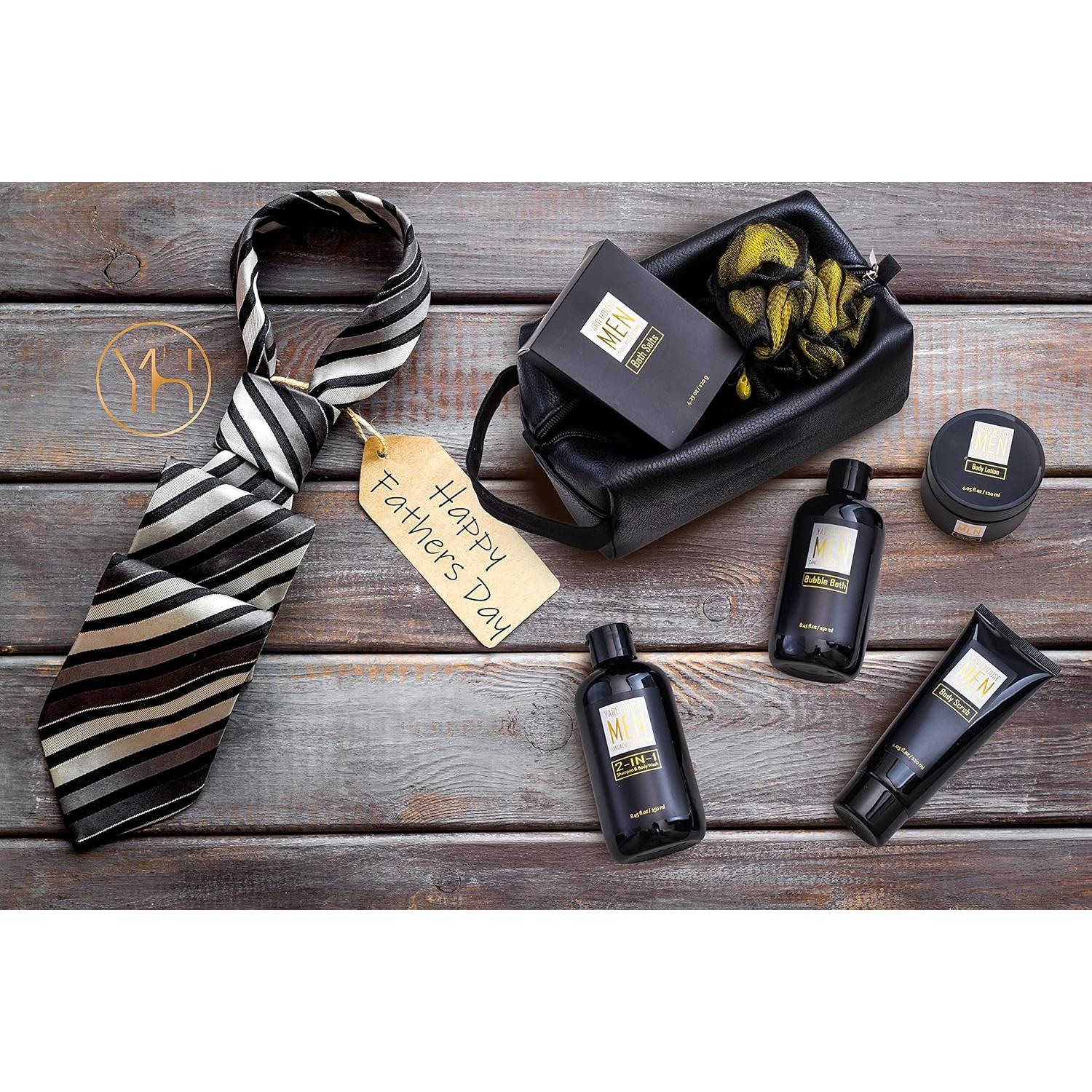 Kit de Spa para Hombre YARD HOUSE - 7 Piezas Sándalo Ámbar