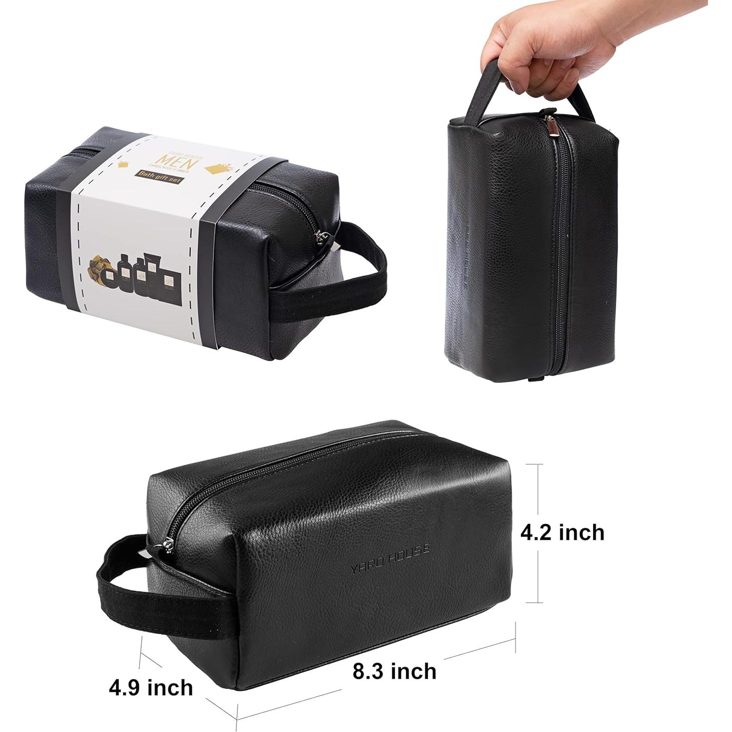 Kit de Spa para Hombre YARD HOUSE - 7 Piezas Sándalo Ámbar