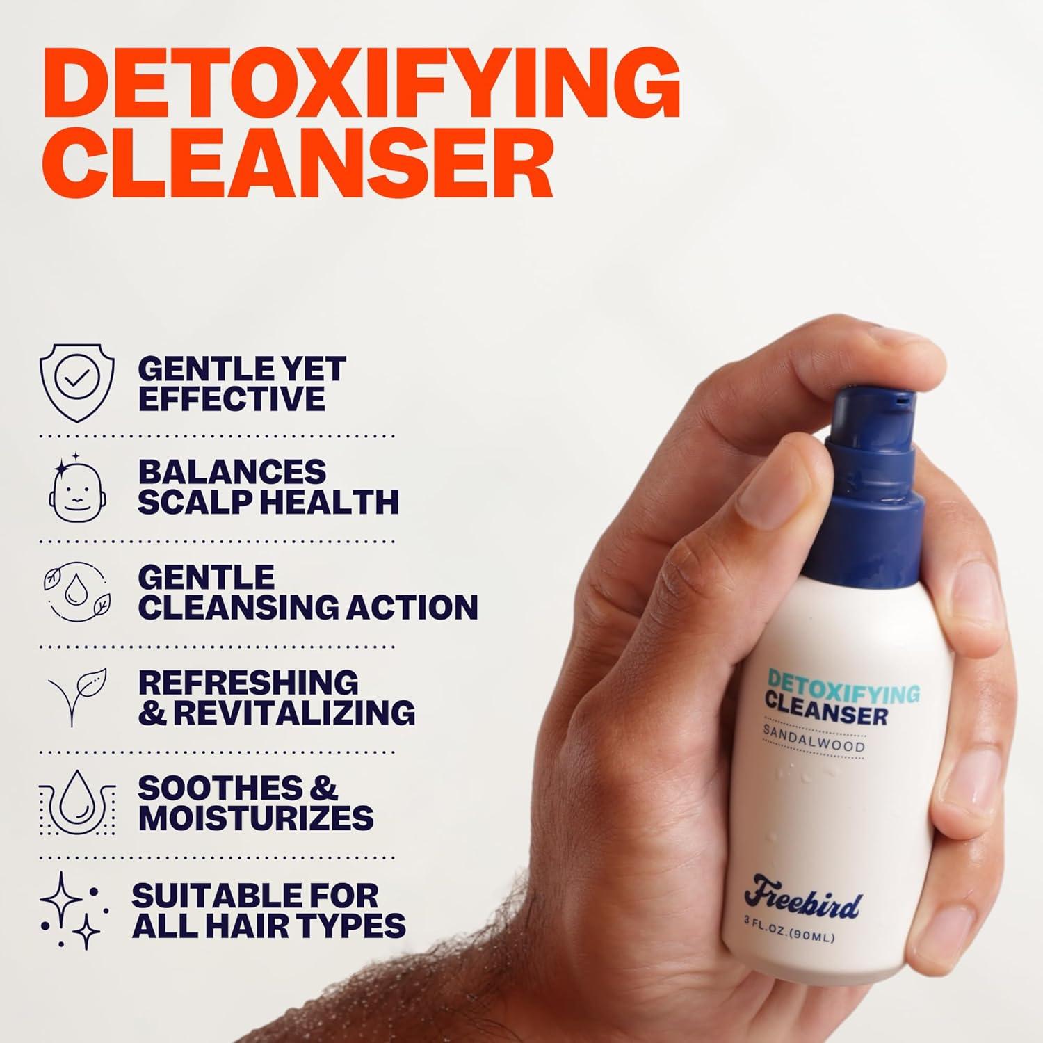 Kit de Cuidado del Cuero Cabelludo Freebird 3 en 1 - Limpiador, Exfoliante y Hidratante