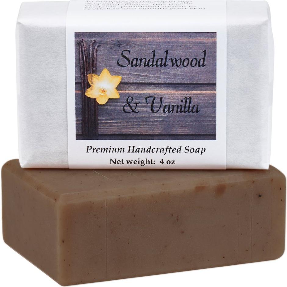 Jabón Hecho a Mano Sándalo y Vainilla 113g - MoonDance
