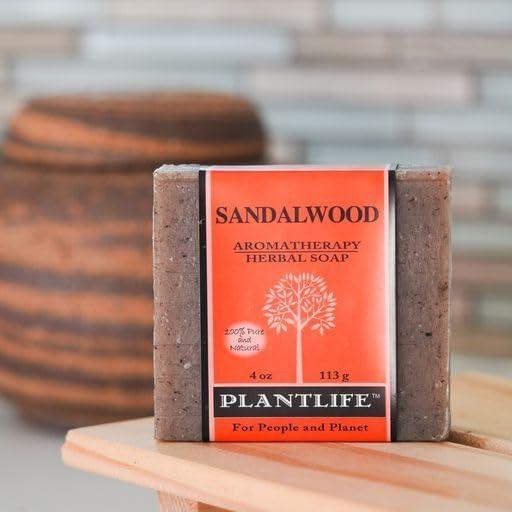 Paquete de 2 Jabones Hidratantes Plantlife Sándalo y Cedro 113g