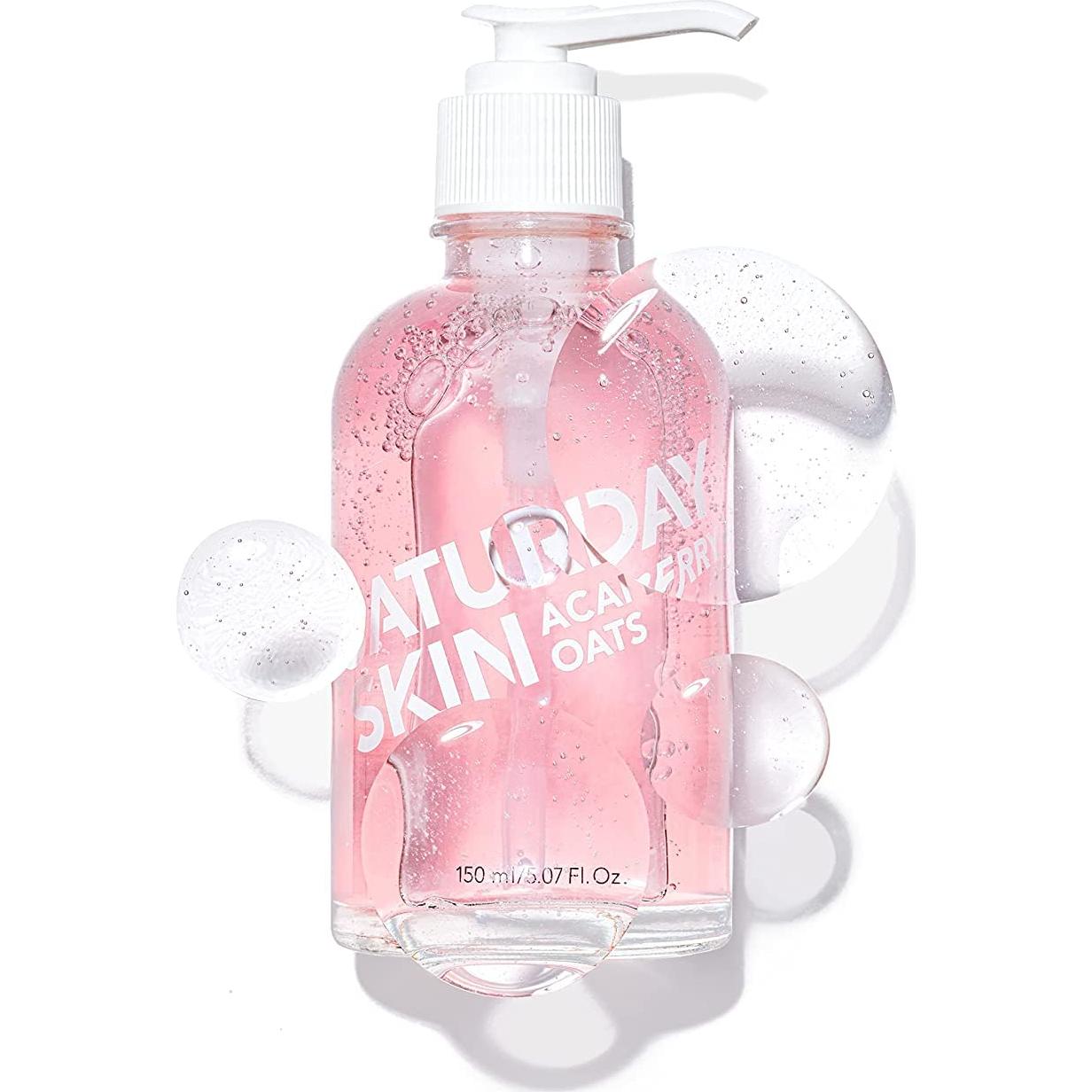 Limpiador Facial Gel Suave Saturday Skin 408g Antioxidante