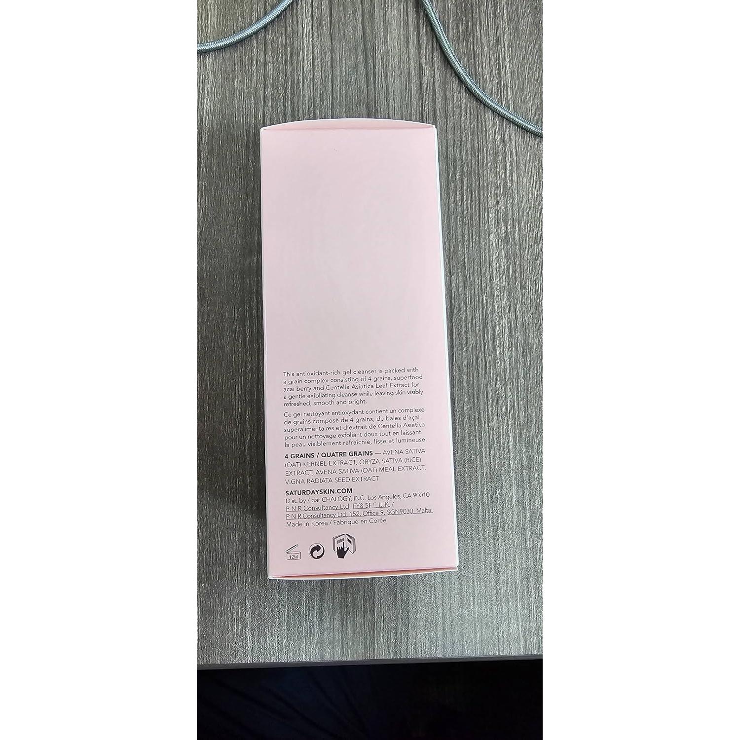 Limpiador Facial Gel Suave Saturday Skin 408g Antioxidante