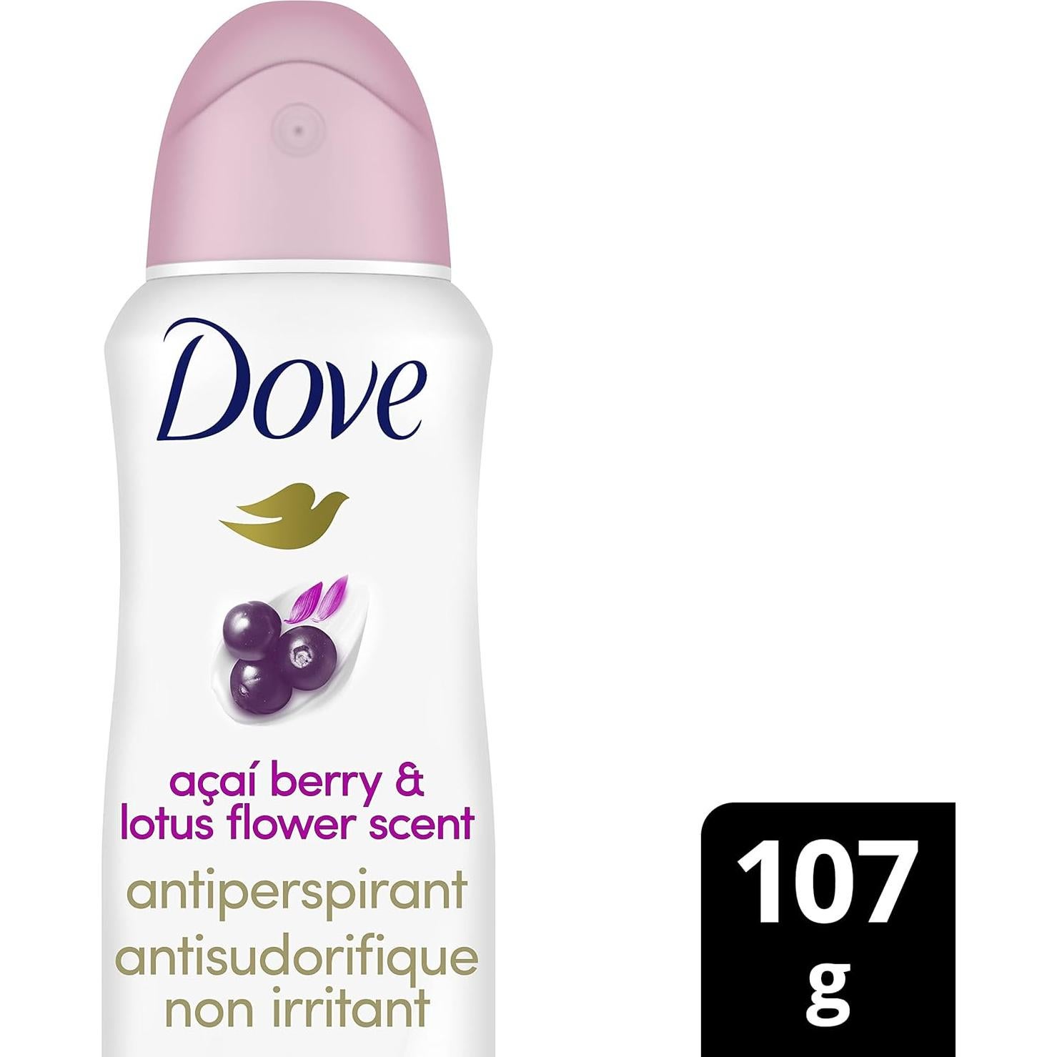 Spray Antitranspirante Dove Cuidado Avanzado 140g Acai Berry