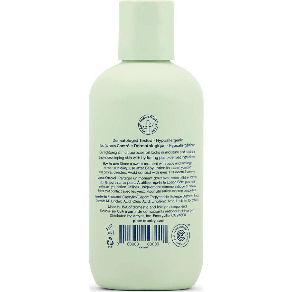 Aceite para Bebés Pipette 133.2 ml - Hidrata Piel Sensible