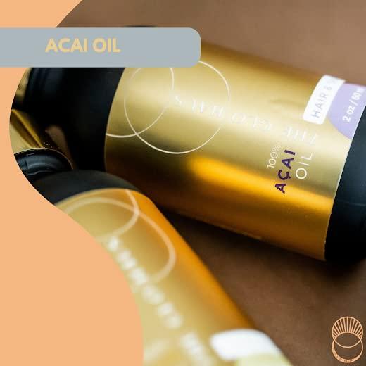 Aceite de Baya de Acai The Glo Haus 118.3 ml Puro Prensado en Frío