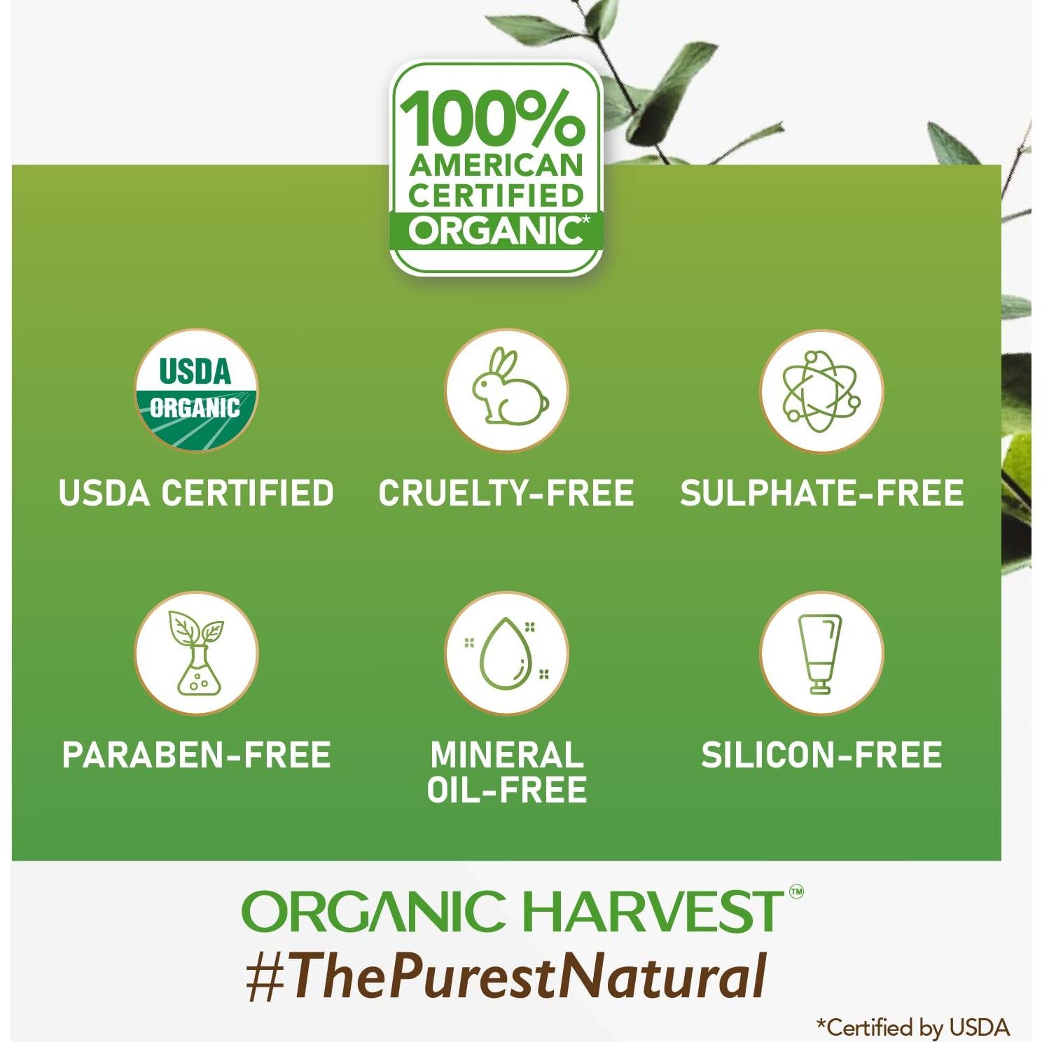 Kit Facial Iluminador Organic Harvest - 5 Sobres 50g