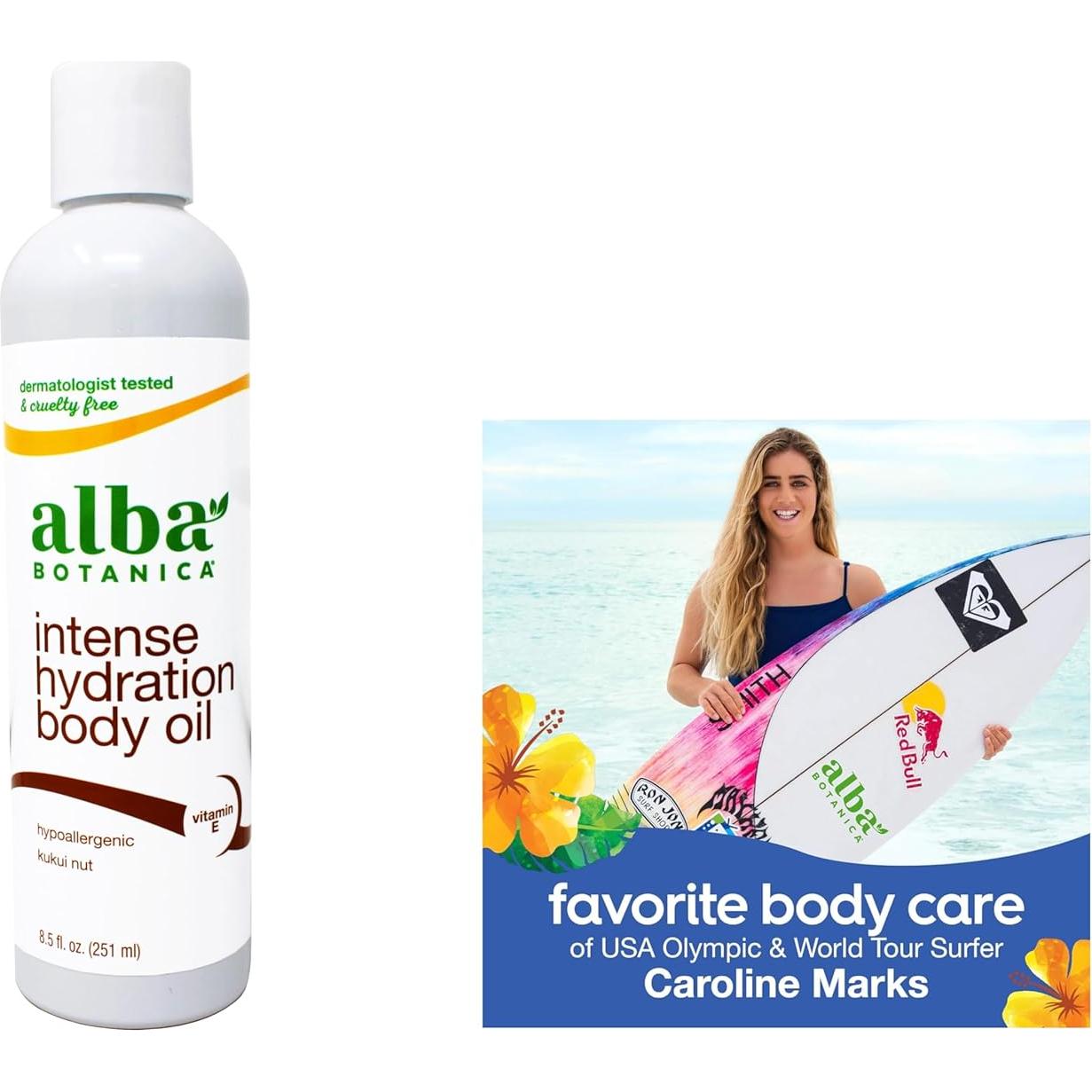 Aceite de Masaje Alba Botanica Nuez Kukui 240 ml Hidratante