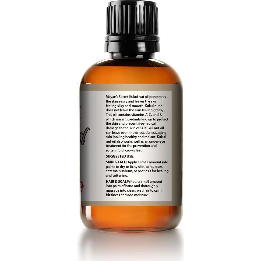 Aceite de Nuez Kukui 100% Natural El Secreto de los Mayas 113g