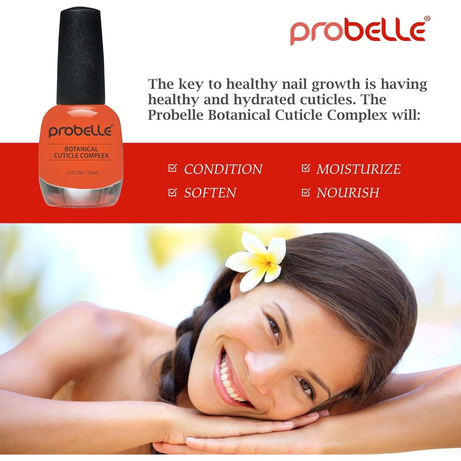 Aceite Botánico de Nuez Kukui ProBelle 15 mL - Hidratante Cutículas