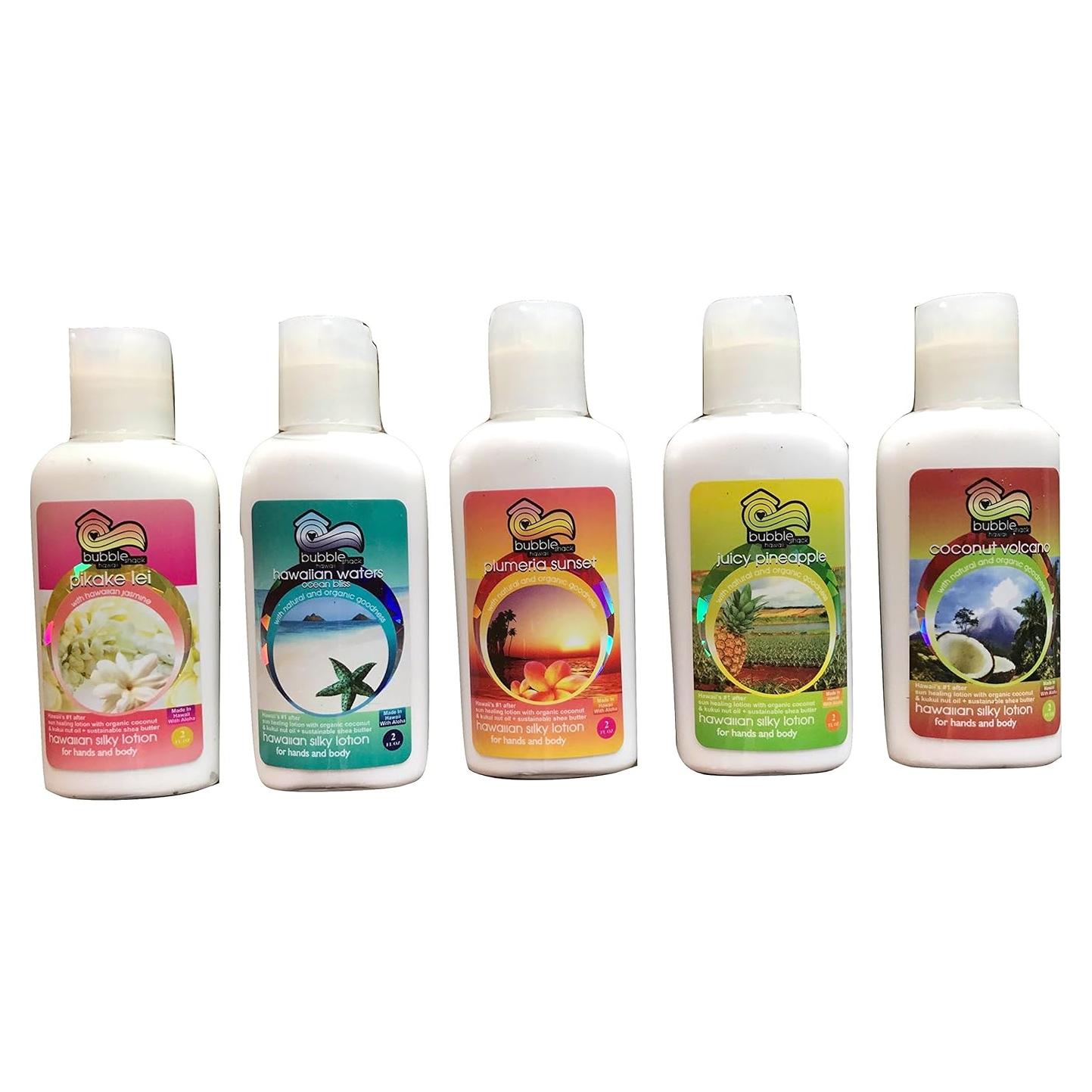 Conjunto de Lociones Orgánicas Bubble Shack Hawaii 5 Pk 59ml
