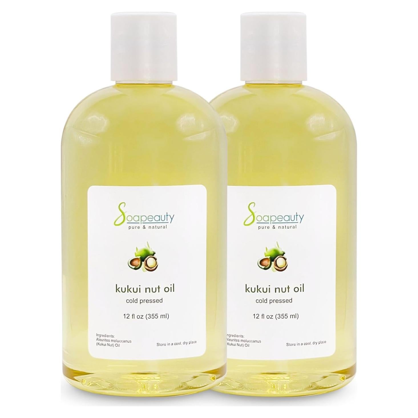 Aceite de Nuez Kukui Soapeauty 100% Puro 710 ml Hidratante