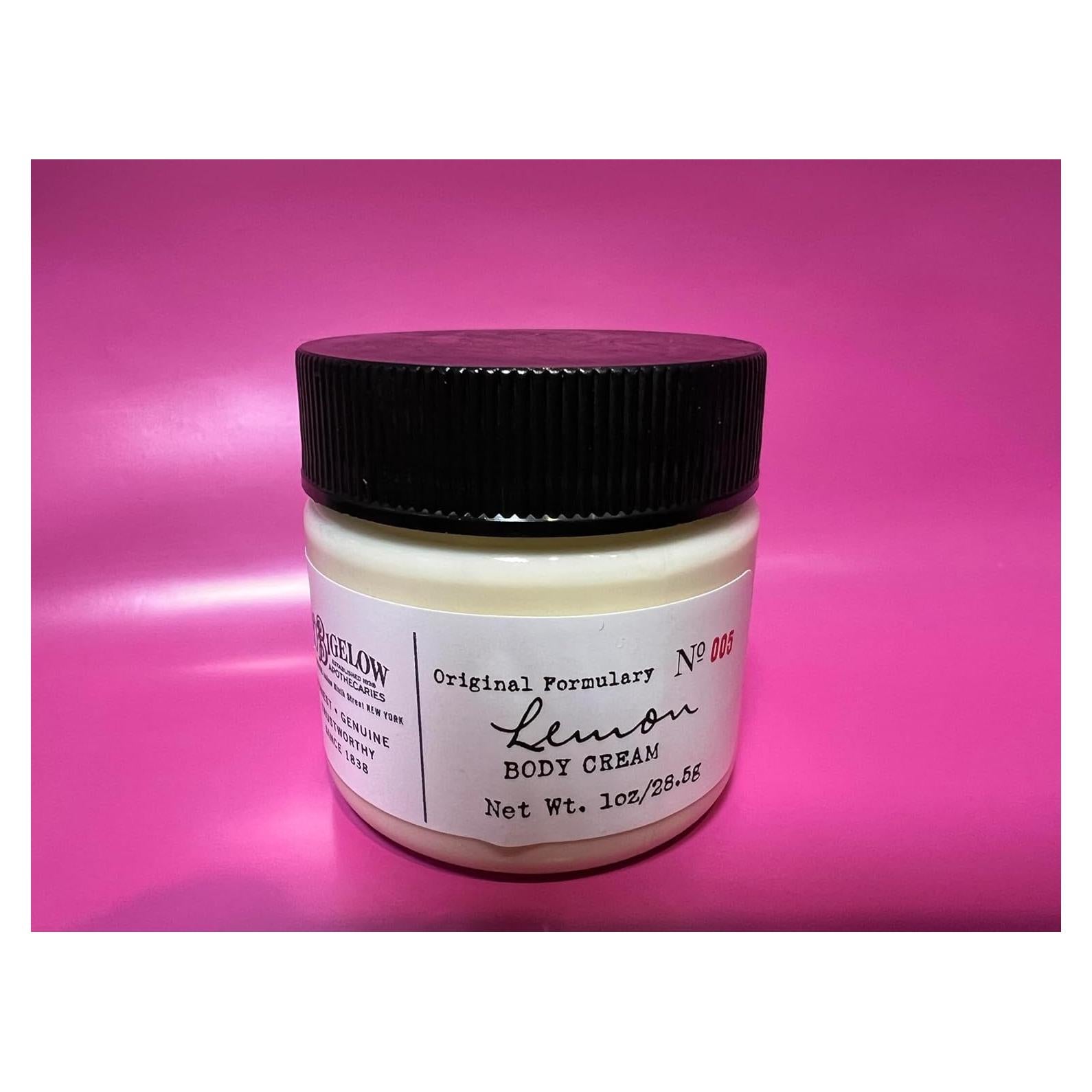 Crema Hidratante Corporal Bigelow 28g Limón y Karité