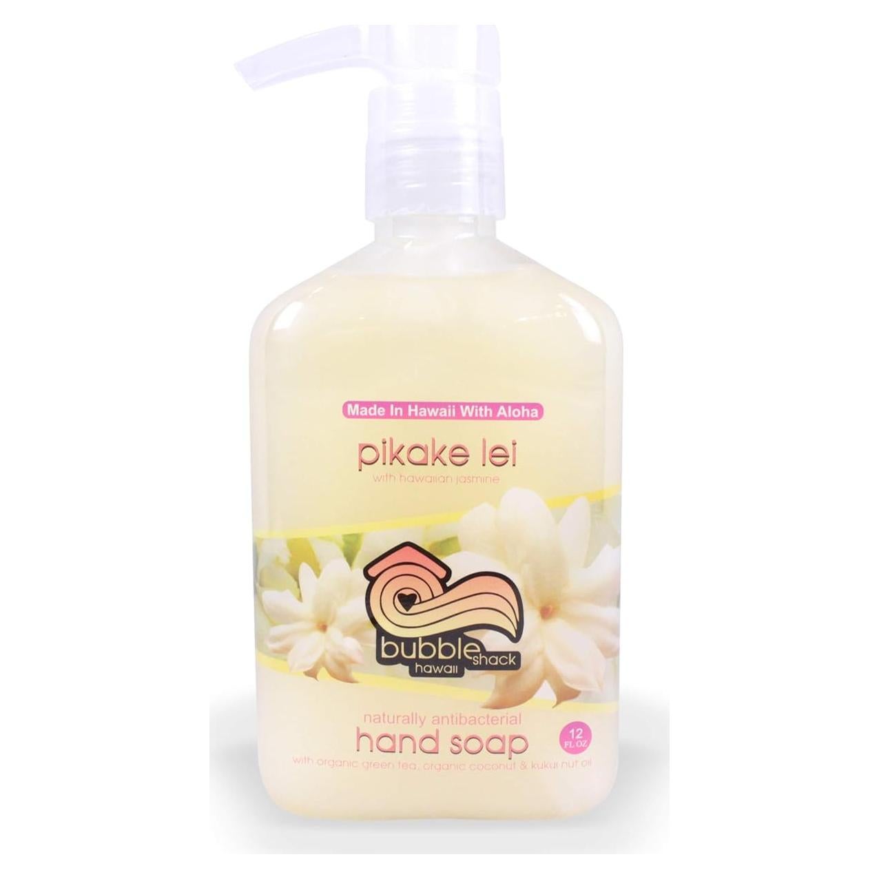 Jabón de Mano Bubble Shack Pikake Lei 227g - Hecho en Hawái