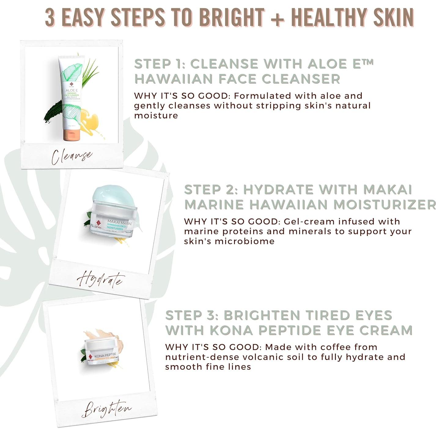 Gel Crema Hidratante Facial Makai Hanalei 50 ml Vegano