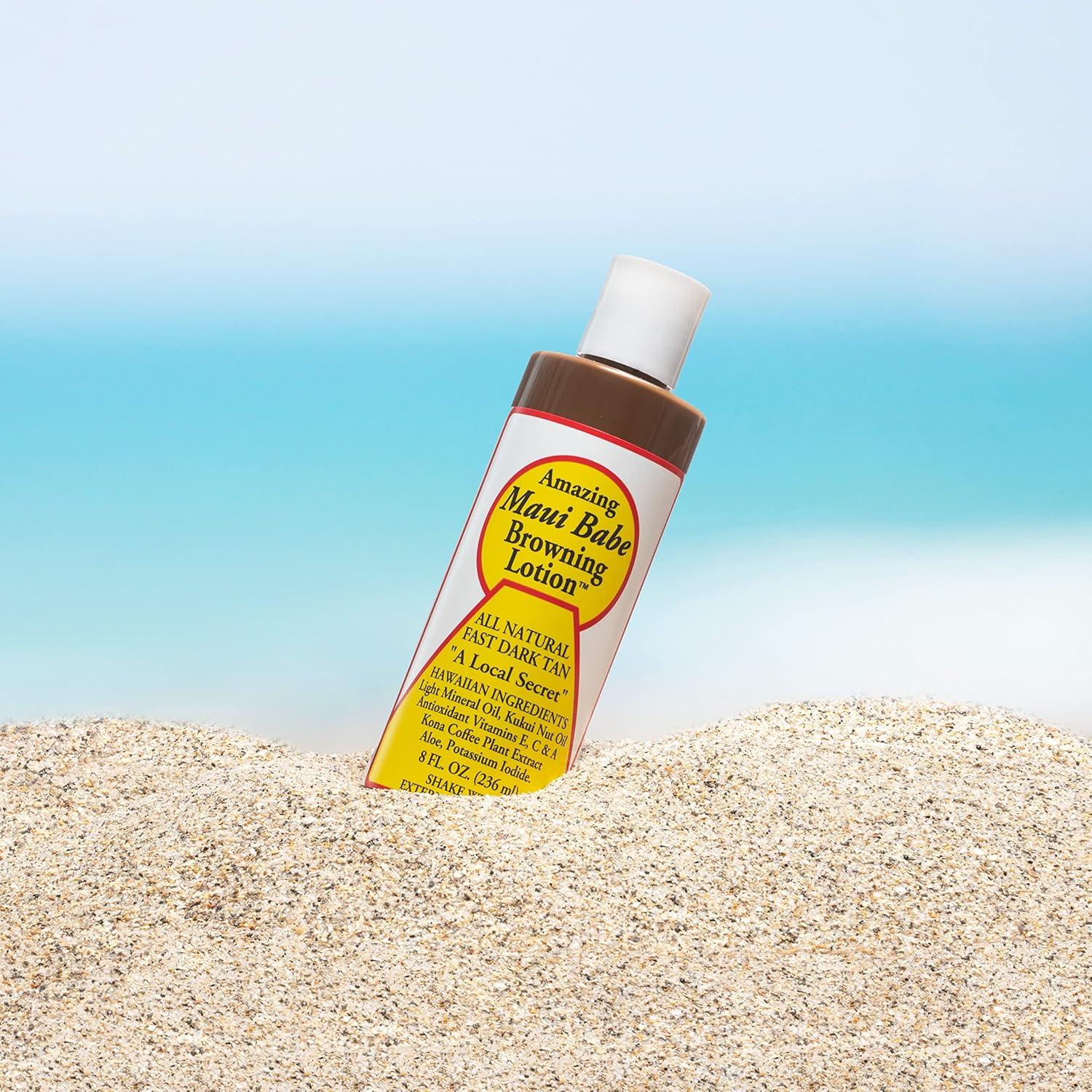 Loción Bronceadora Maui Babe 236 ml - Acelerador de Bronceado