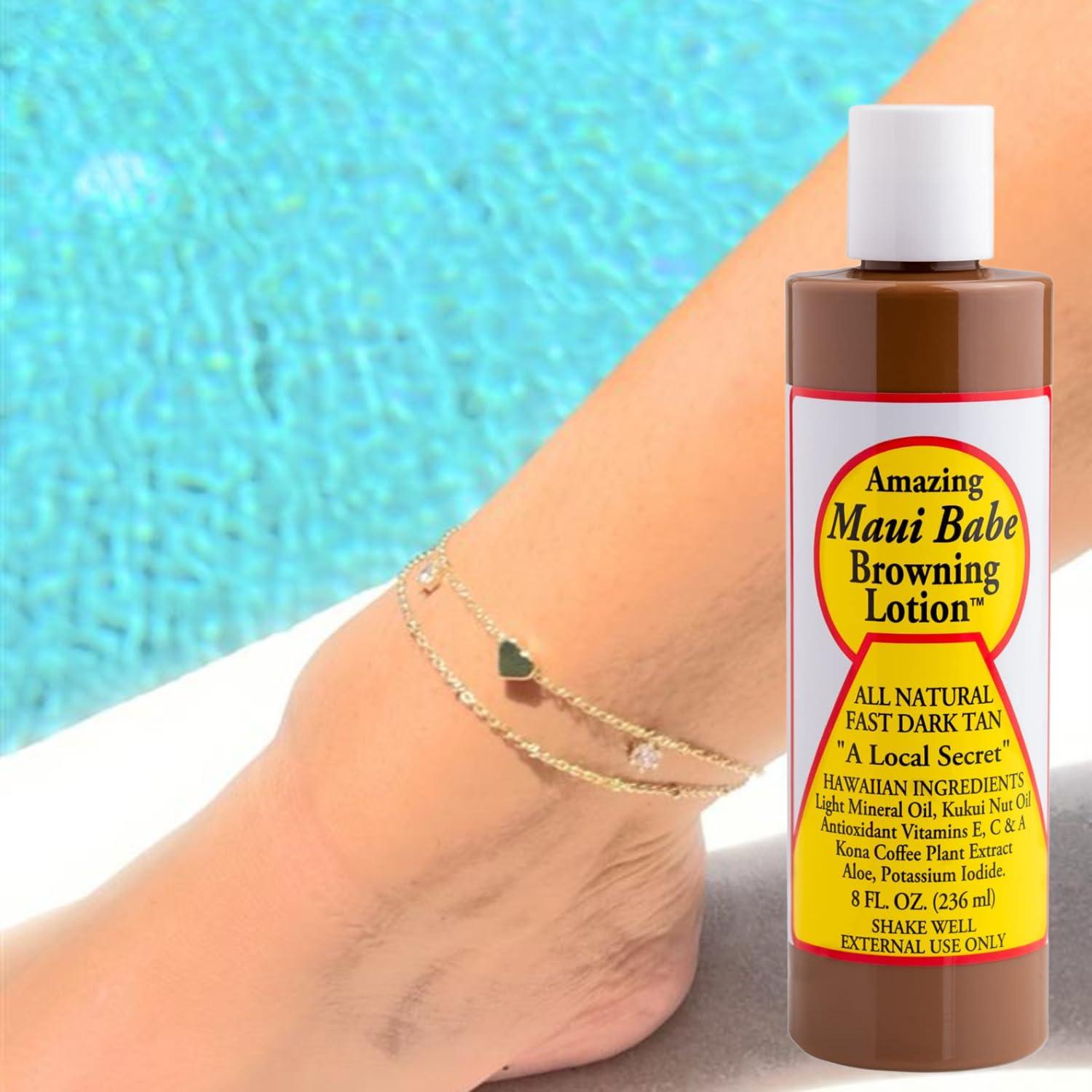 Loción Bronceadora Maui Babe 236 ml - Acelerador de Bronceado