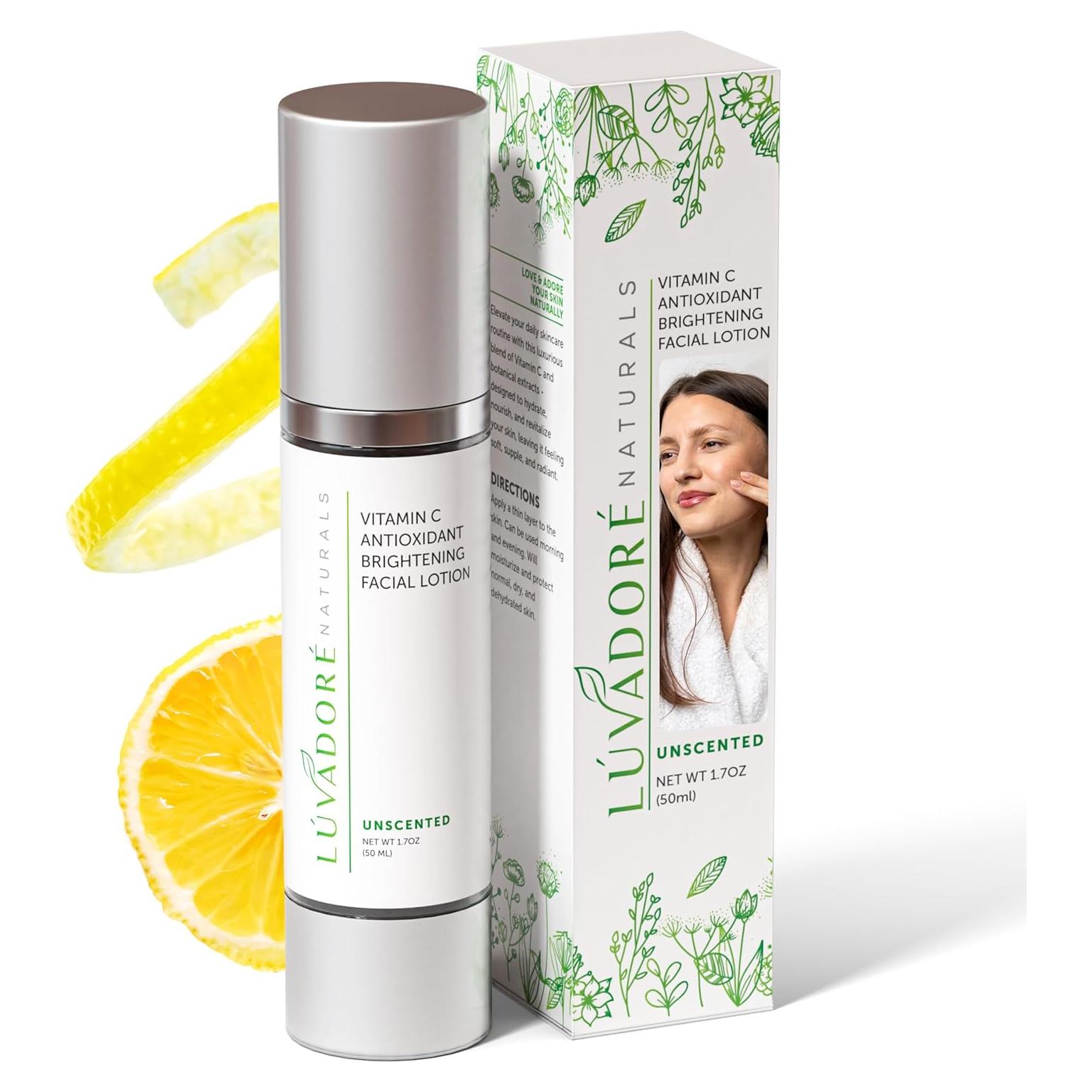 Loción Facial de Vitamina C Luvadore Naturals 48g