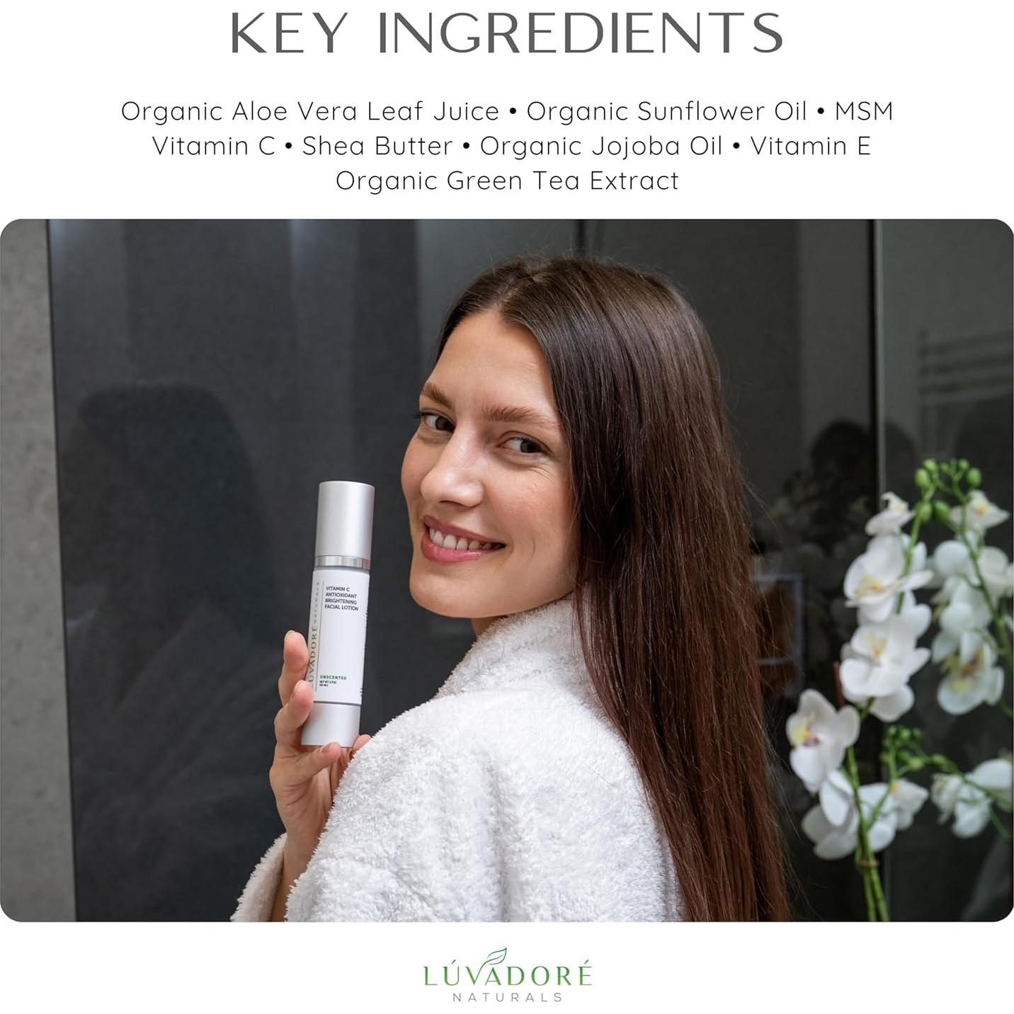 Loción Facial de Vitamina C Luvadore Naturals 48g