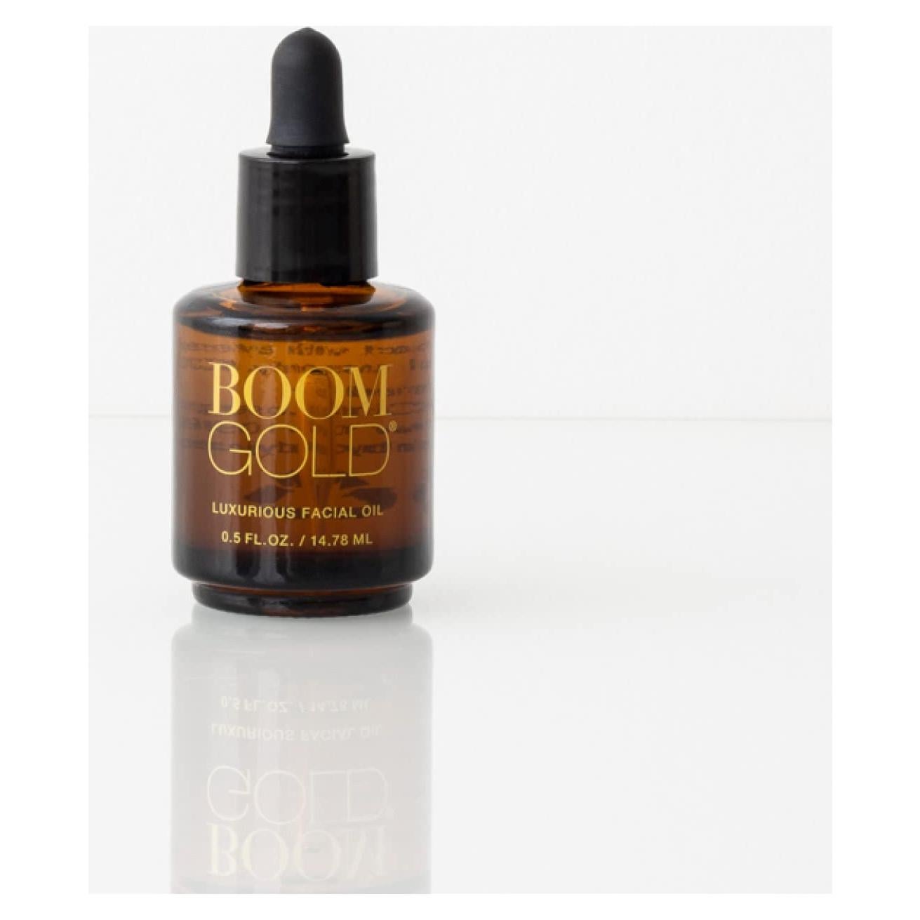 Aceite Facial Orgánico BOOM! Oro - 14.79 ml - Hidratante Suave