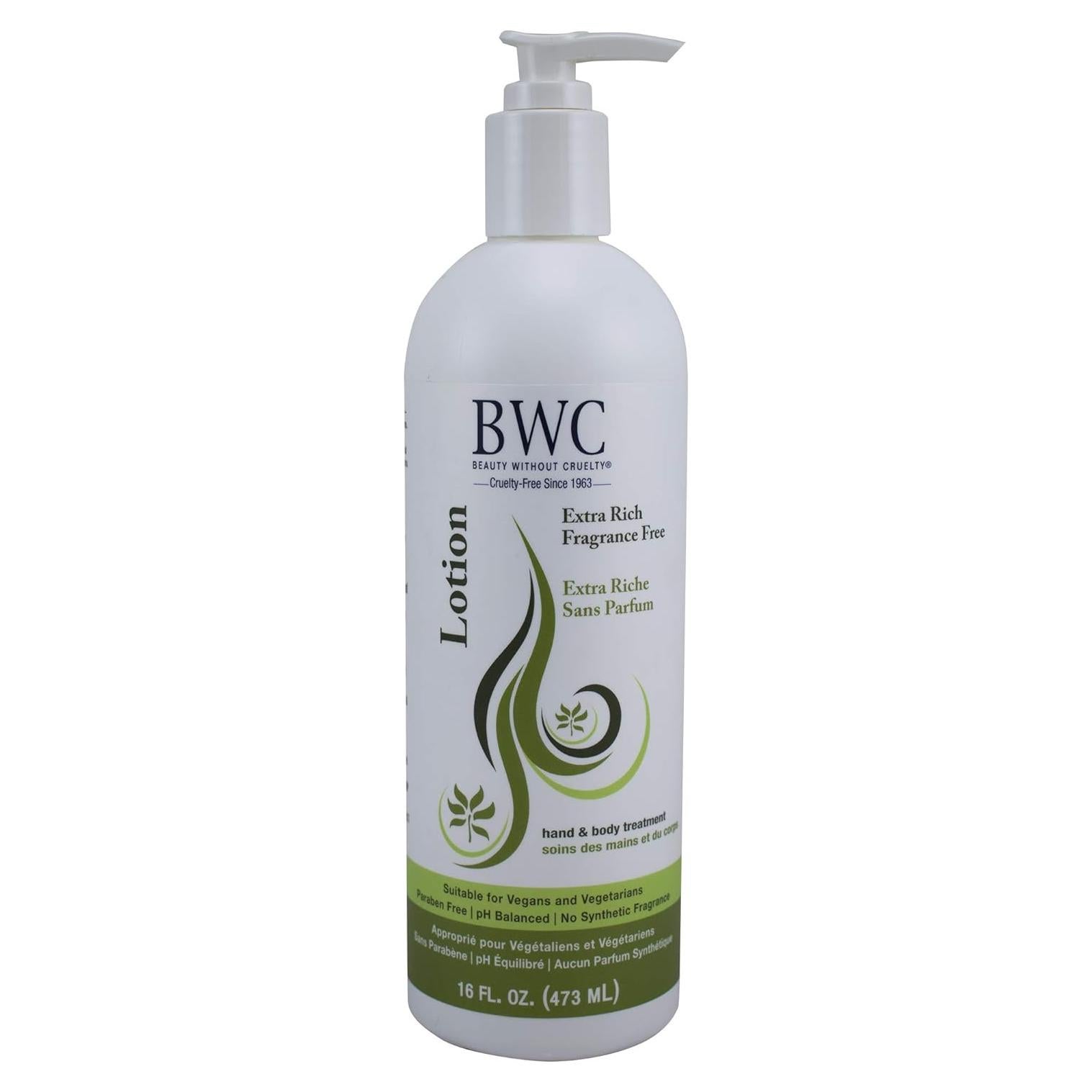 Loción Hidratante Sin Fragancia BWC 473 ml - Cuidado Natural