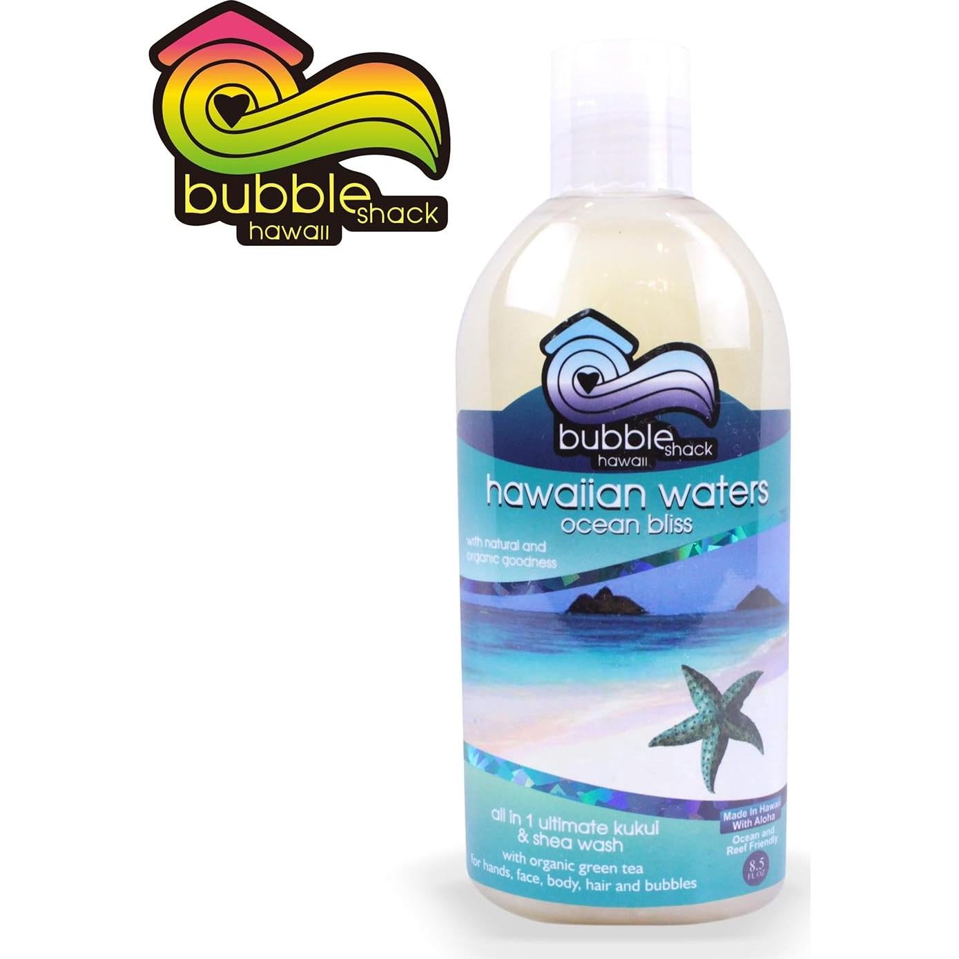 Gel de Baño Hawaiano Orgánico Kukui y Shea 249g
