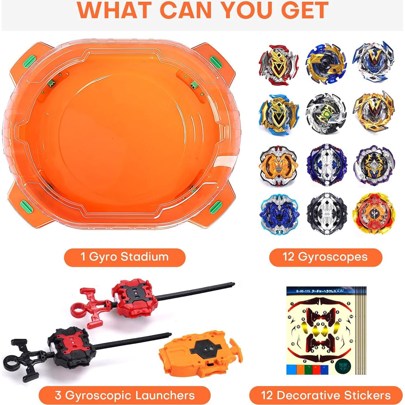 Conjunto de Espadas COCOFOX 12 Tops 3 Lanzadores Estadio