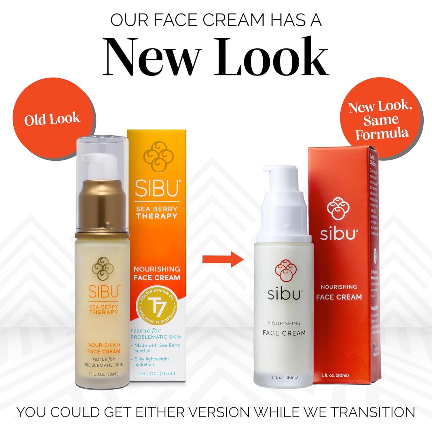 Crema Facial Nutritiva Sibu 28g - Hidratante Piel Sensible