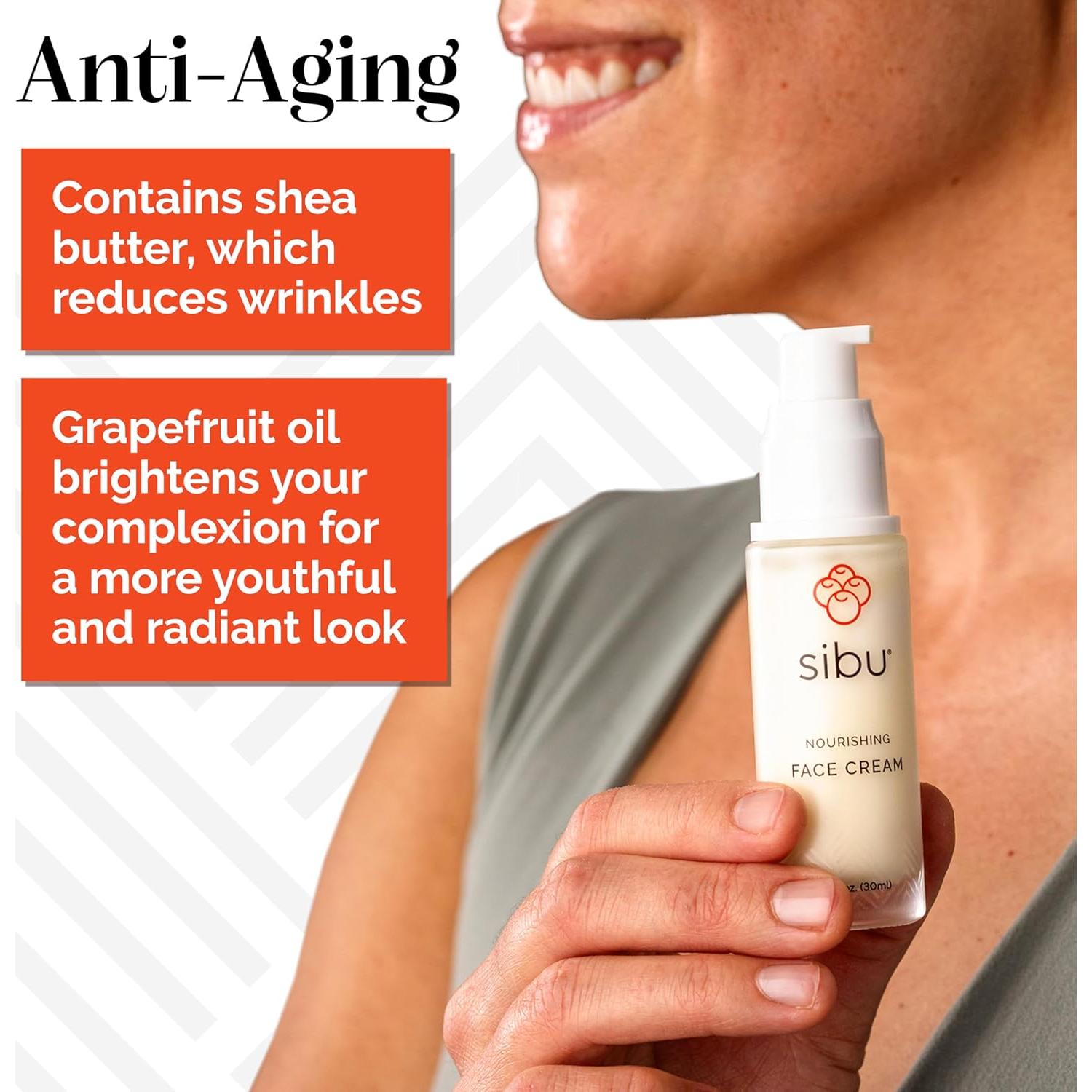 Crema Facial Nutritiva Sibu 28g - Hidratante Piel Sensible