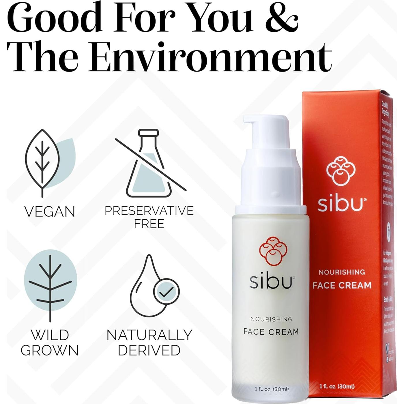 Crema Facial Nutritiva Sibu 28g - Hidratante Piel Sensible