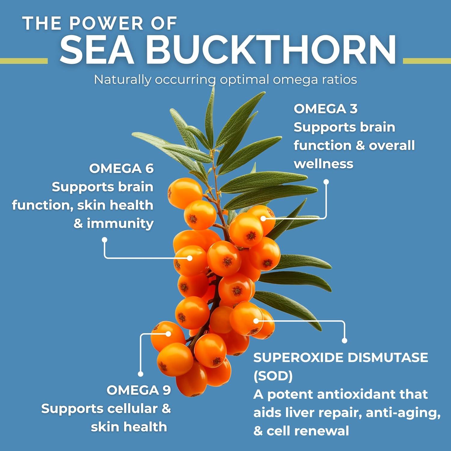 Aceite de Semilla de Espino Marino Seabuck Wonders 13.3 ML Orgánico