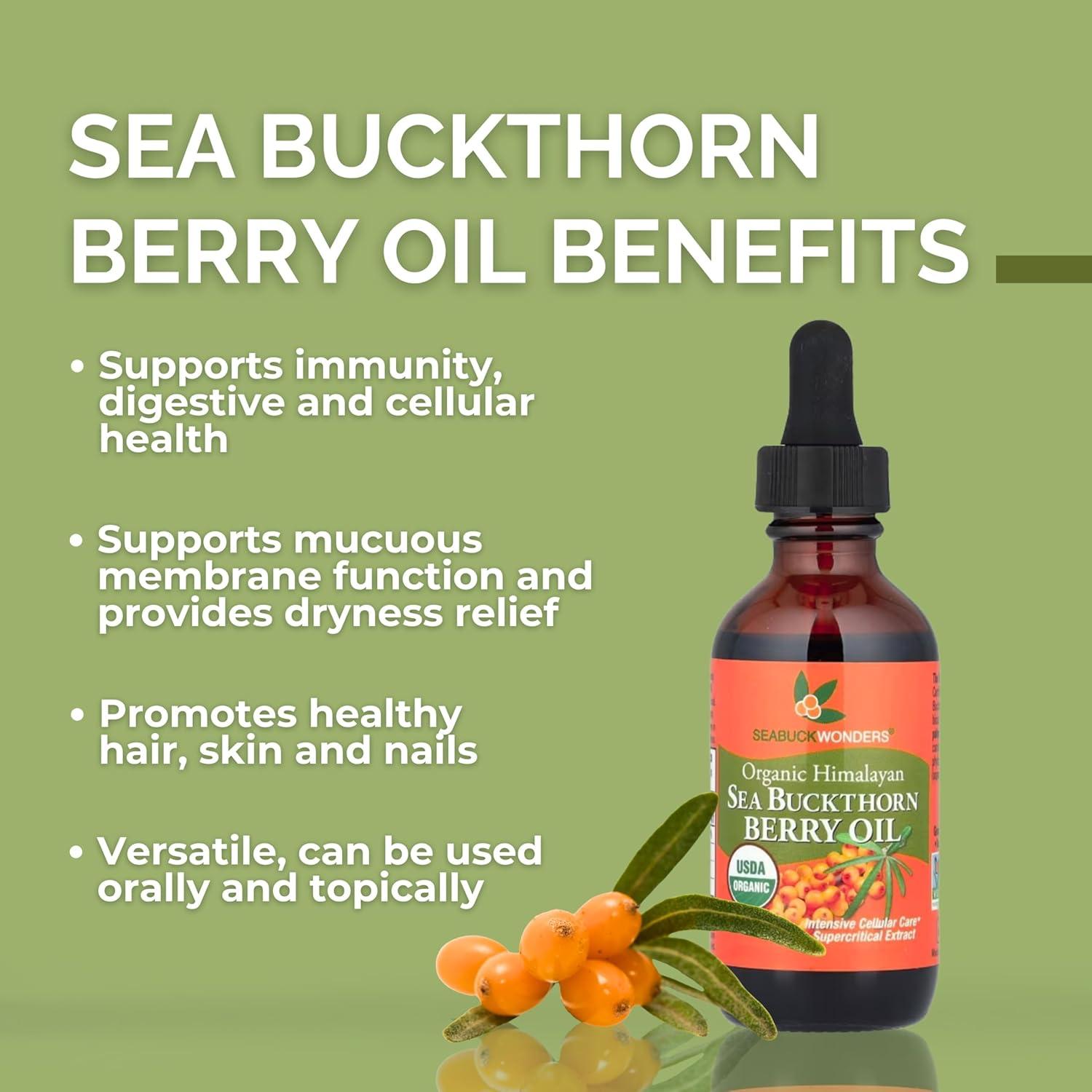 Aceite de Baya de Espino Cerval de Mar SeabuckWonders 52 mL