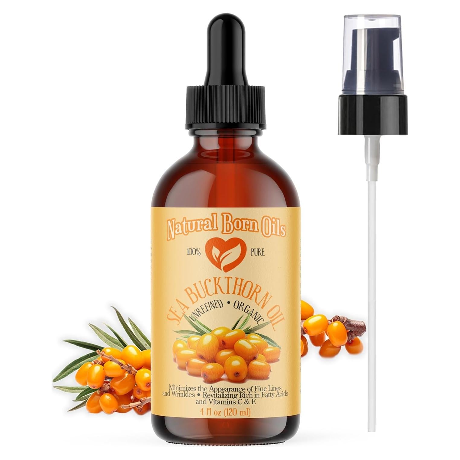 Aceite de Espino Marino 118ml Natural Born Oils Prensado en Frío