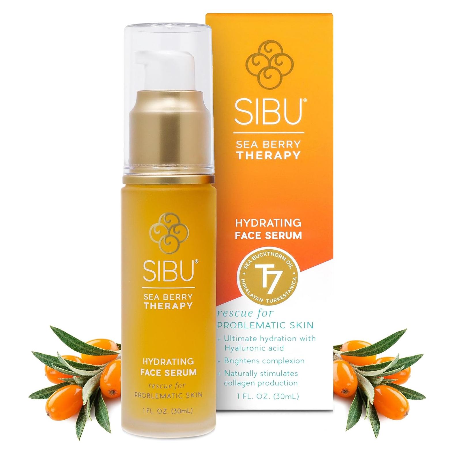 Suero Facial Hidratante Sibu 30ml - Ácido Hialurónico y Espino Marino