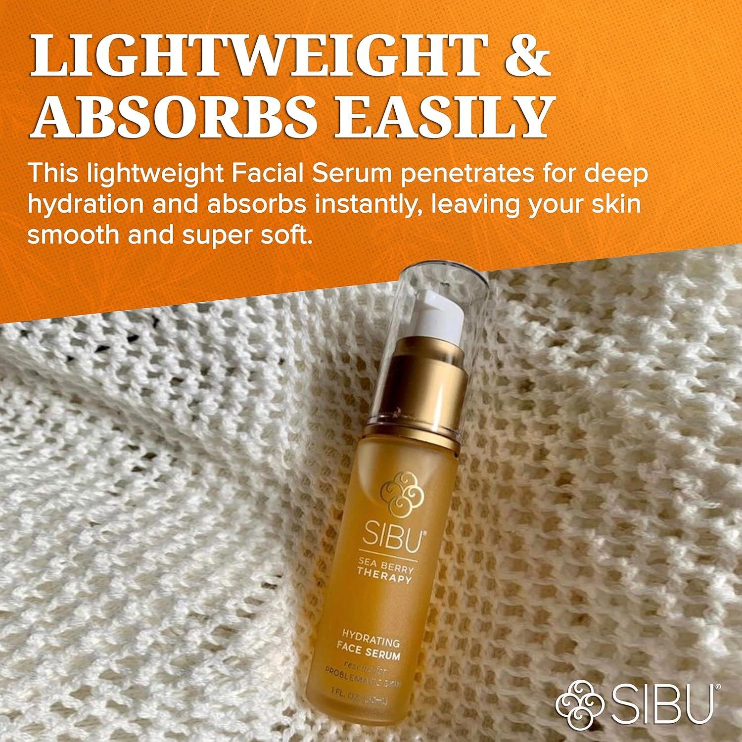 Suero Facial Hidratante Sibu 30ml - Ácido Hialurónico y Espino Marino