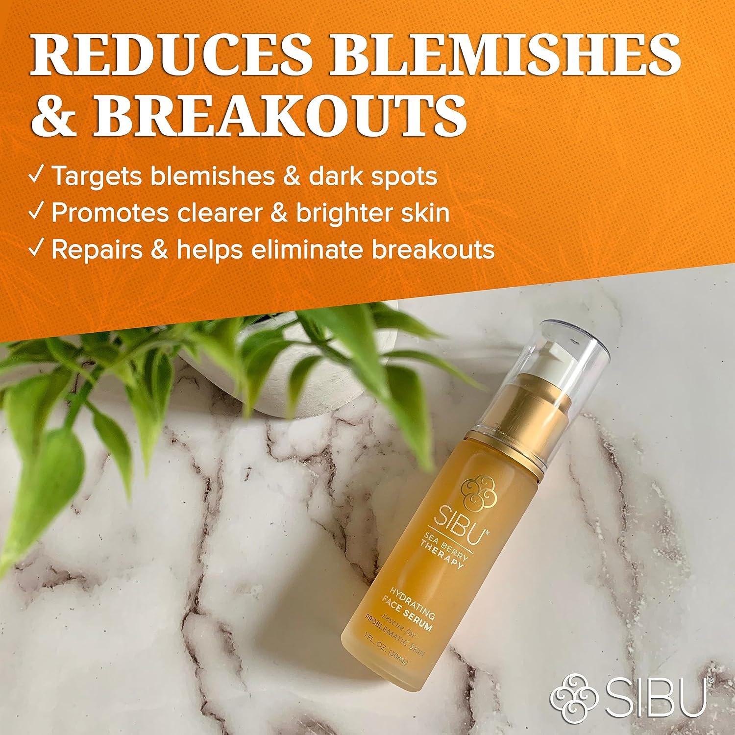 Suero Facial Hidratante Sibu 30ml - Ácido Hialurónico y Espino Marino