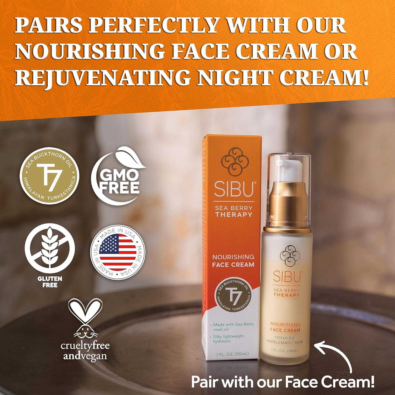 Suero Facial Hidratante Sibu 30ml - Ácido Hialurónico y Espino Marino