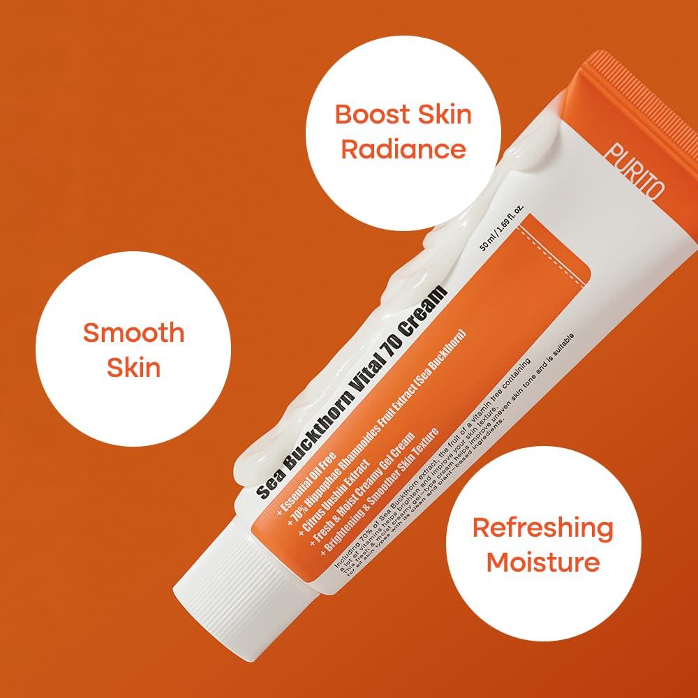 Crema Vital de Espino Cerval Purito 50ml Hidratante