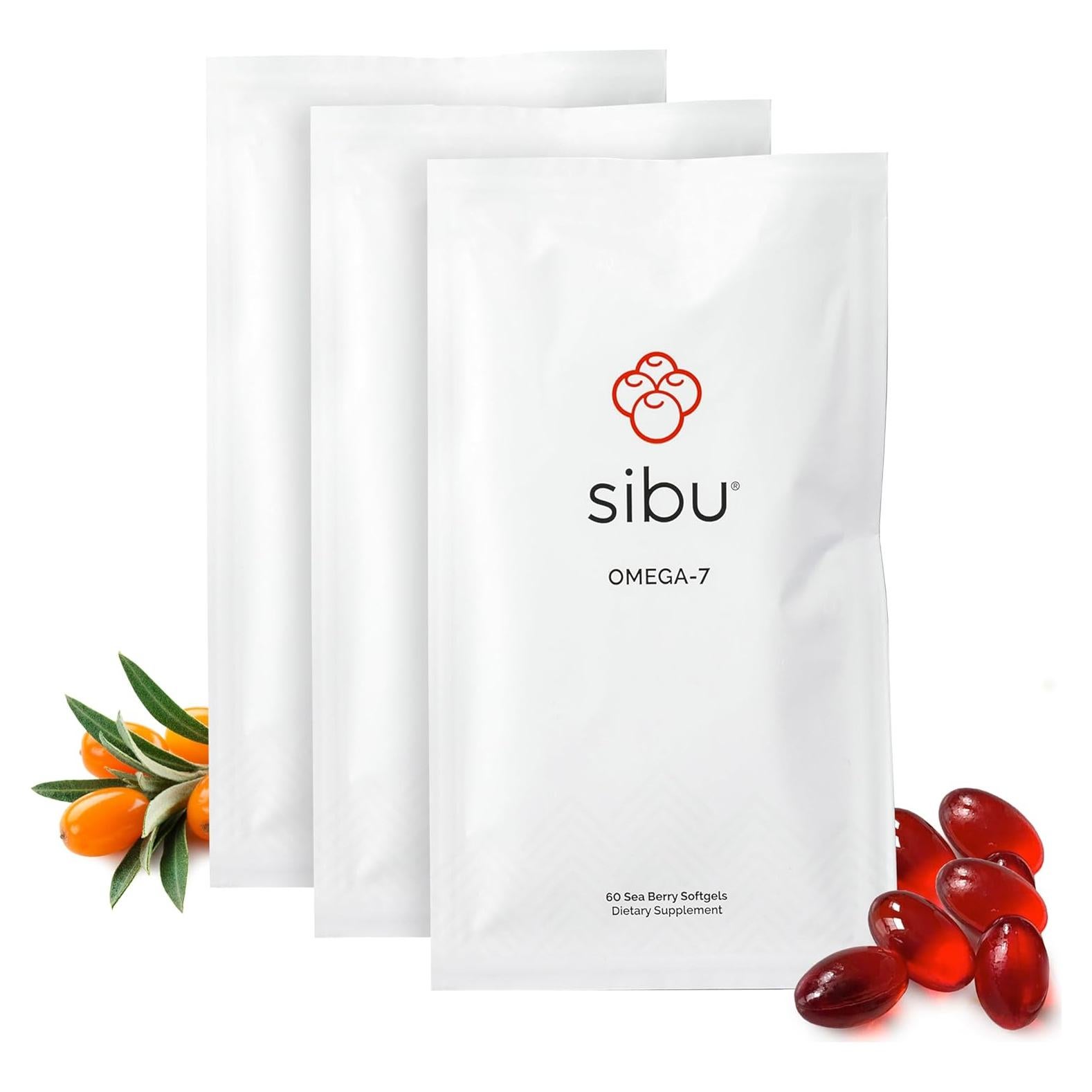 Suplemento Omega-7 Sibu 180 cápsulas - Aceite Espino del Mar