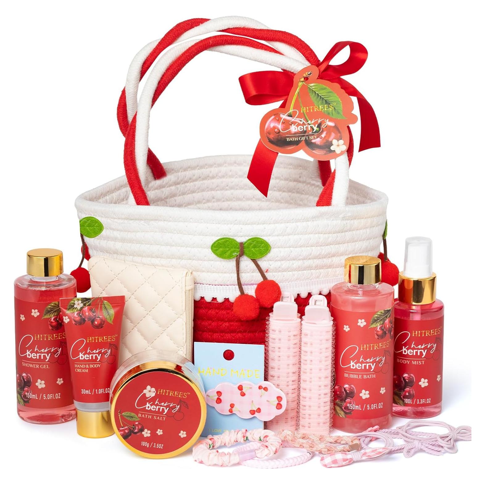 Set de Regalo de Spa Hitrees Cereza y Baya 6 Piezas