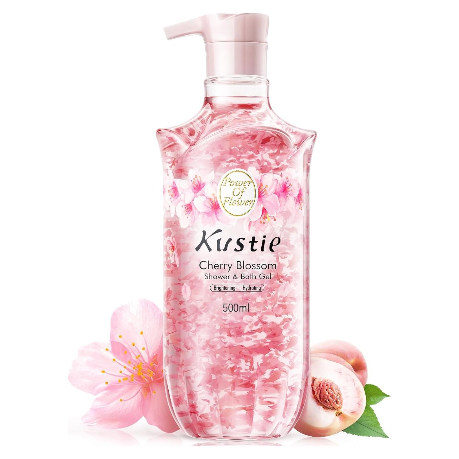Gel de Ducha Kustie 500ml Flor de Cerezo con Niacinamida