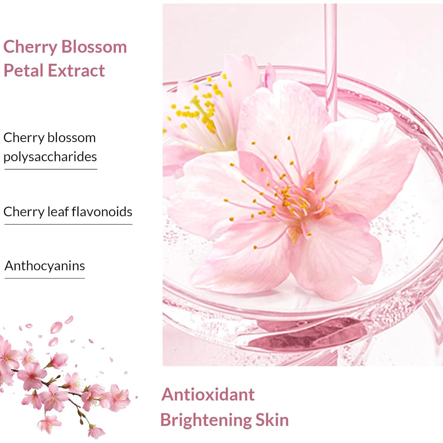 Gel de Ducha Kustie 500ml Flor de Cerezo con Niacinamida