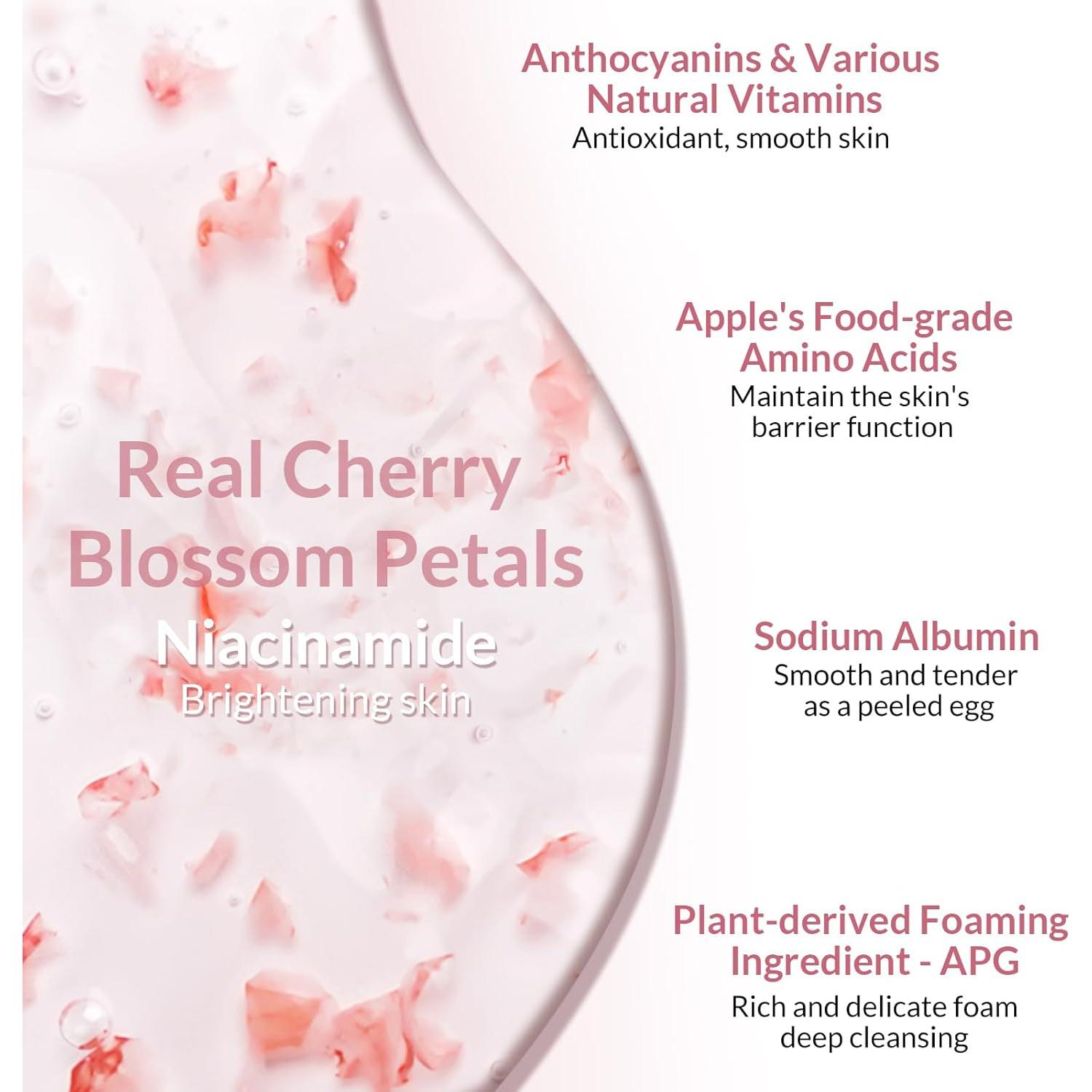 Gel de Ducha Kustie 500ml Flor de Cerezo con Niacinamida