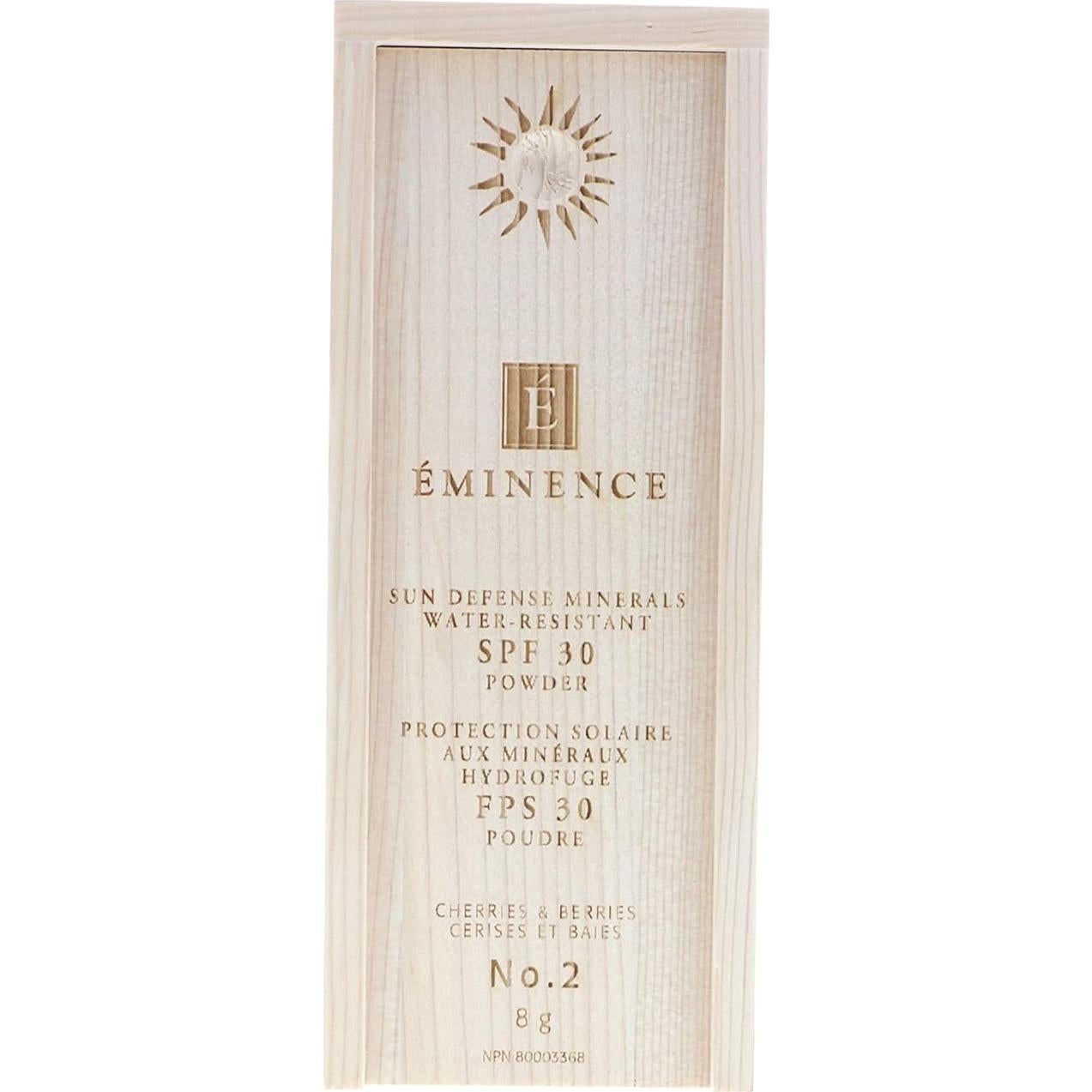 Defensores Solares Orgánicos Eminence SPF30 Cerezas y Berries 45g