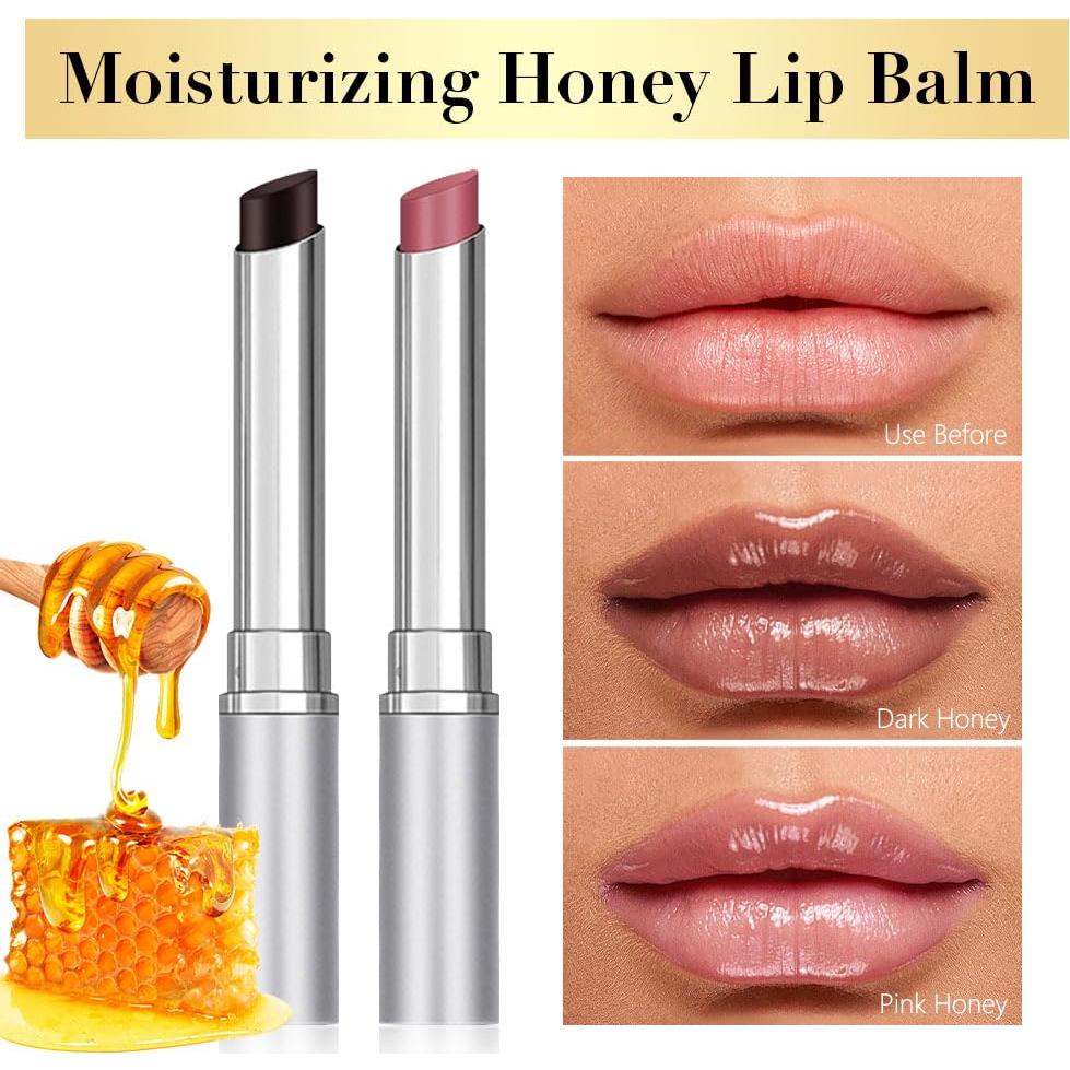 Bálsamo Labial Hidratante HHLTOH - Tinte Miel 2 Piezas