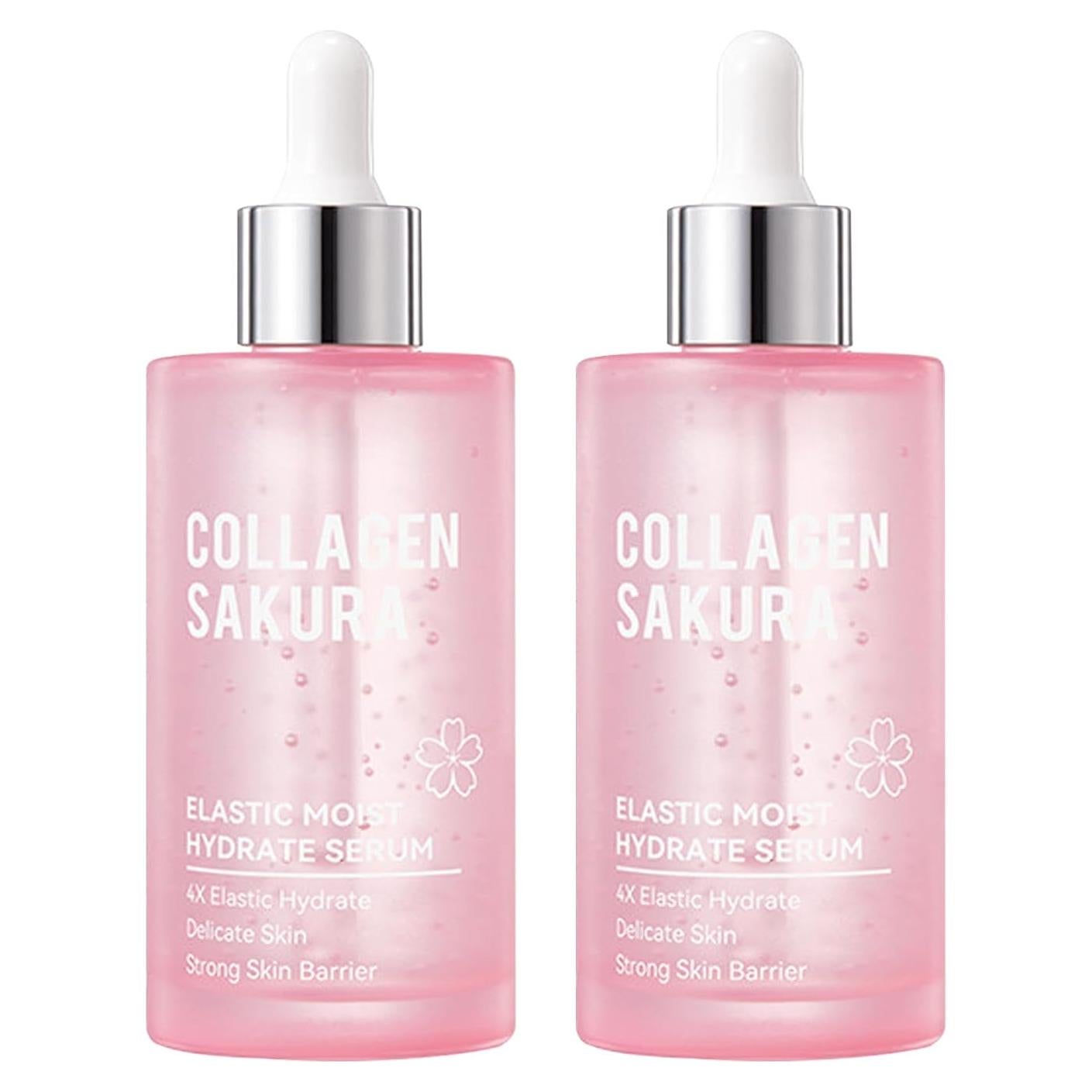 Set 2PCS Suero Facial Hidratante XMXueMei 100ml Flor de Cerezo