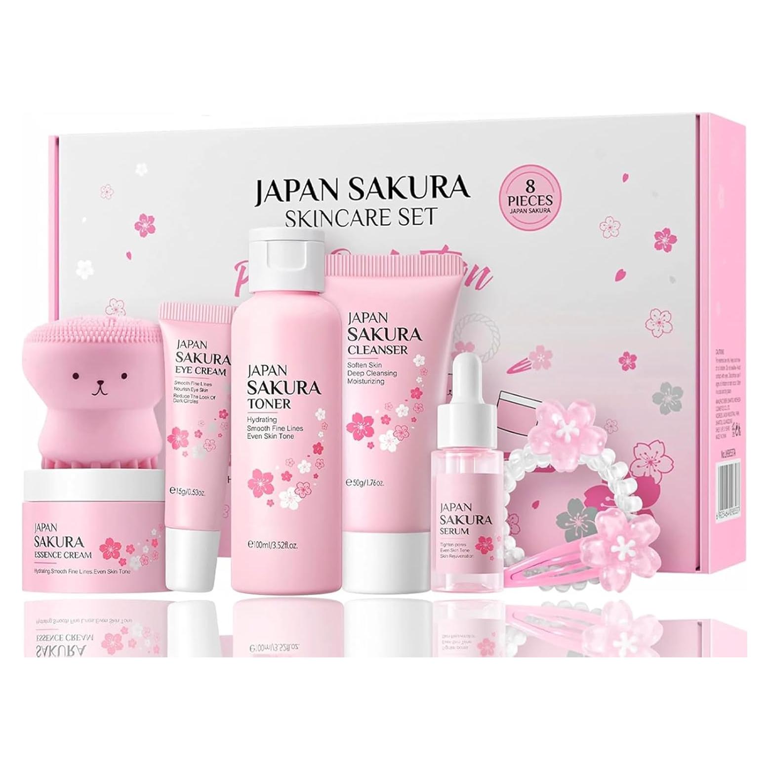 Kit de Cuidado de la Piel BliBling 8 Piezas Hidratante