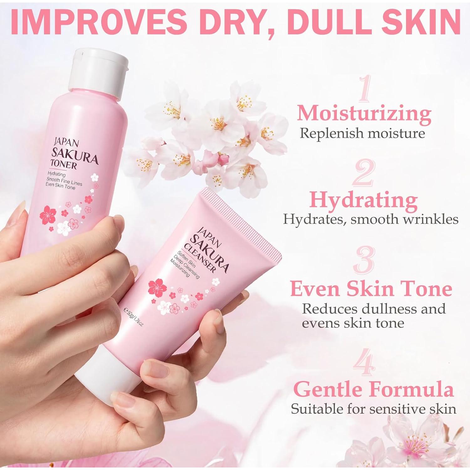 Kit de Cuidado de la Piel BliBling 8 Piezas Hidratante