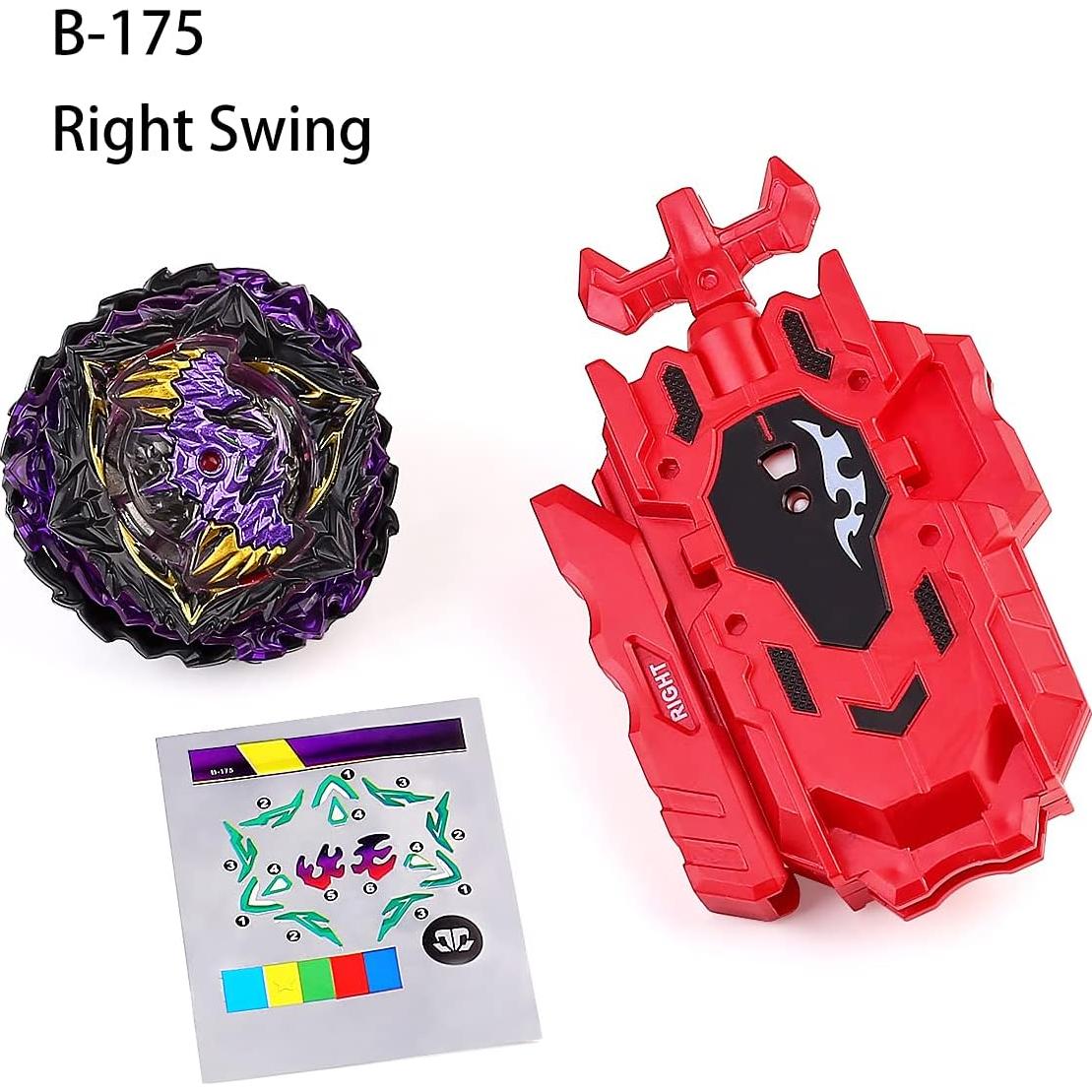 Peonza de Batalla Esste B-175 con Lanzador y Pegatinas